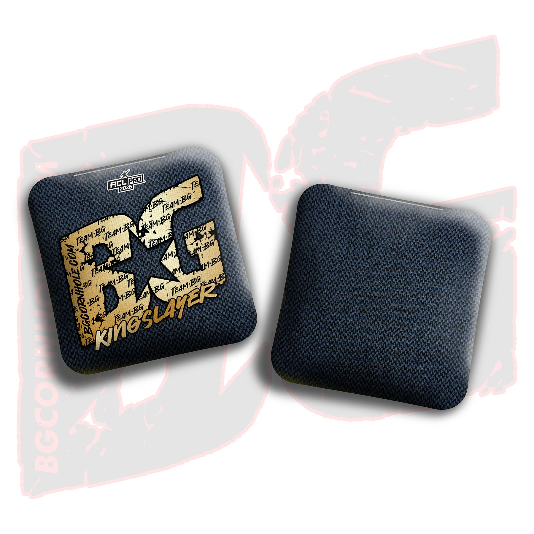 2026 BG Multiple Bag Models "Gold Logo Colormatch" - ACL Pro Stamped Cornhole Bags - SET OF 4 BAGS