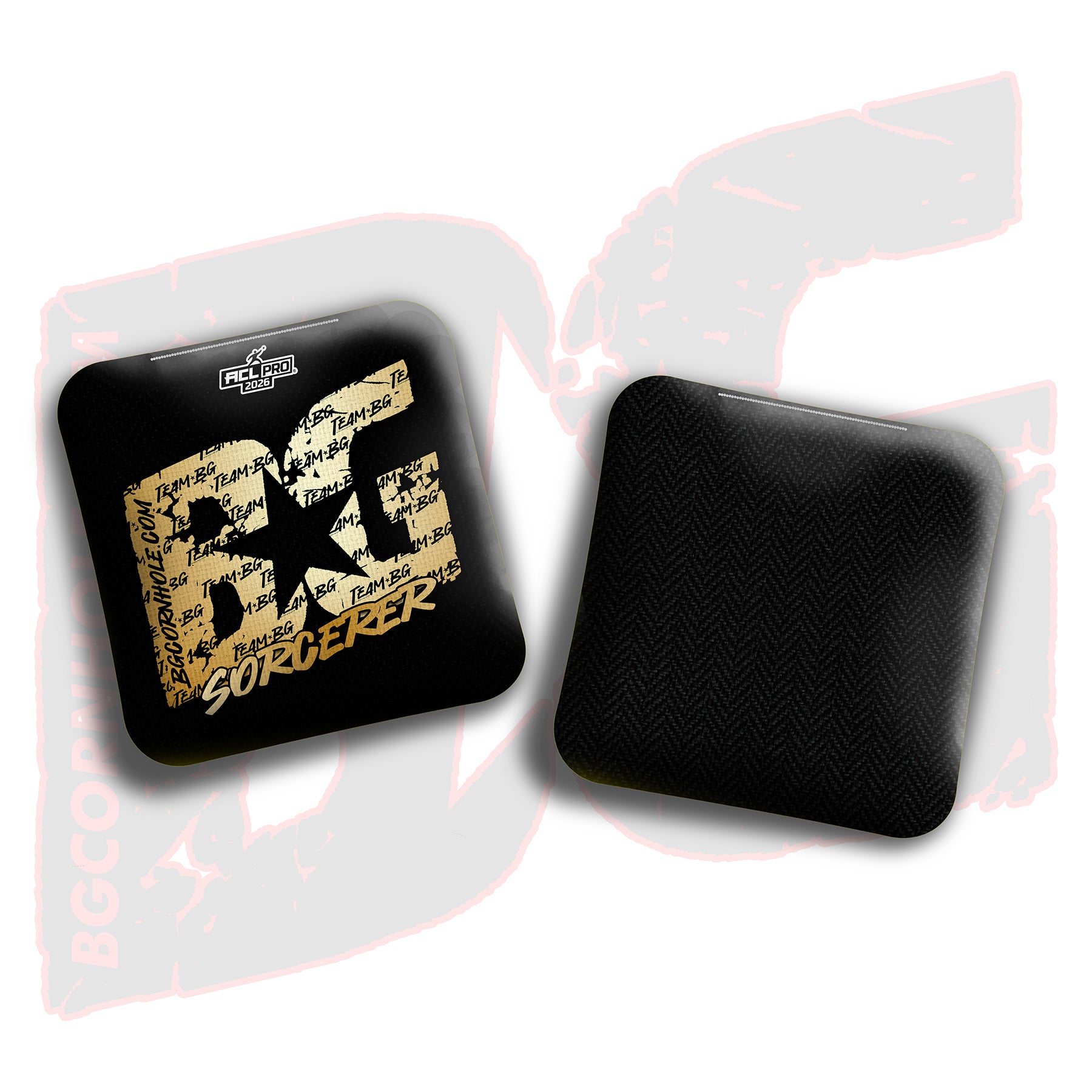 2026 BG Multiple Bag Models "Gold Logo Colormatch" - ACL Pro Stamped Cornhole Bags - SET OF 4 BAGS