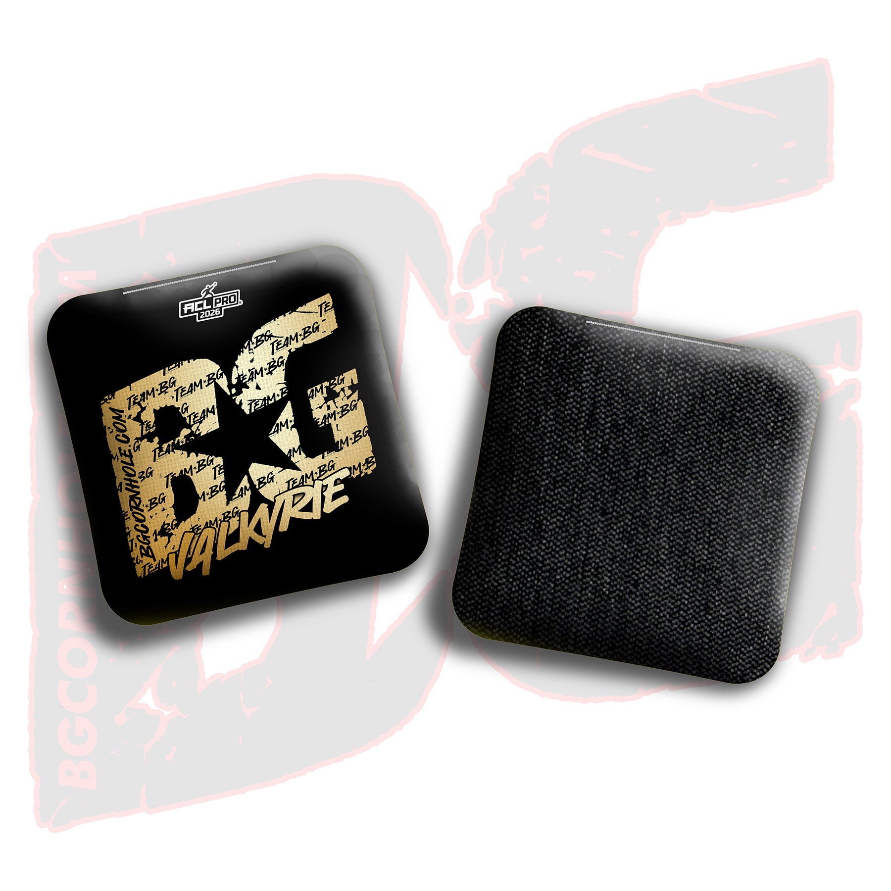 2026 BG Multiple Bag Models "Gold Logo Colormatch" - ACL Pro Stamped Cornhole Bags - SET OF 4 BAGS