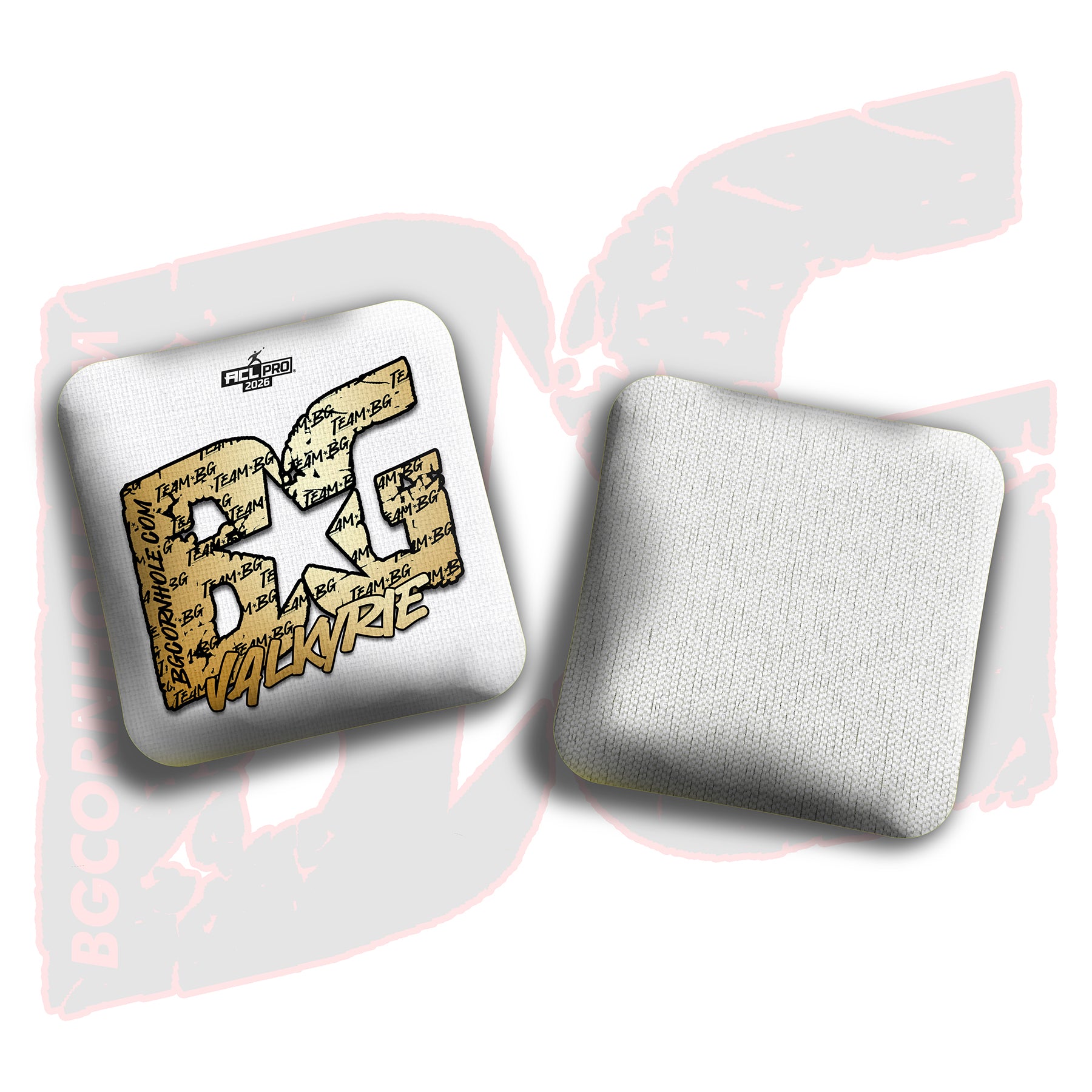 2026 BG Multiple Bag Models "Gold Logo Colormatch" - ACL Pro Stamped Cornhole Bags - SET OF 4 BAGS