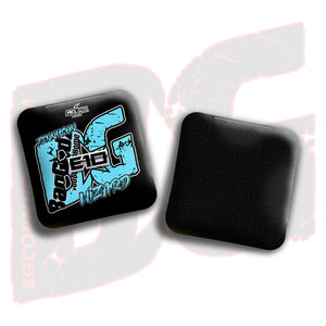 2026 Multiple Bag Models  - "Elizabeth Tennyson” - ACL Pro Stamped Cornhole Bags - SET OF 4 BAGS