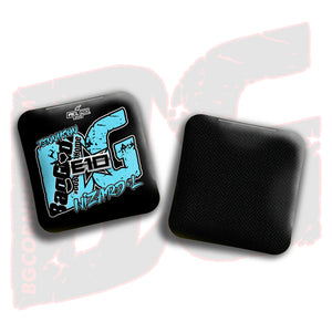 2026 Multiple Bag Models  - "Elizabeth Tennyson” - ACL Pro Stamped Cornhole Bags - SET OF 4 BAGS