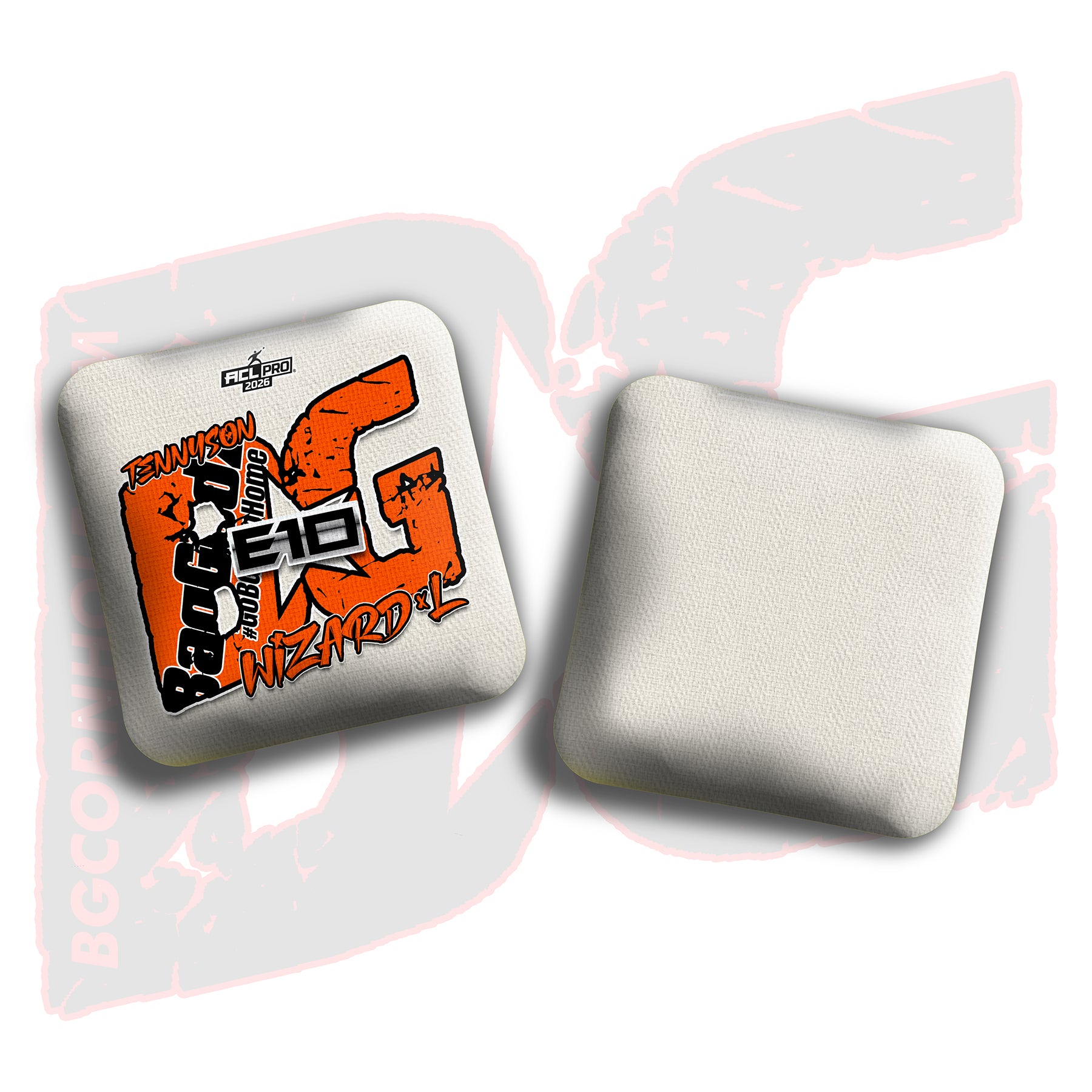 2026 BG Multiple Bag Models - "Elizabeth Tennyson” - ACL Pro Stamped Cornhole Bags - SET OF 4 BAGS