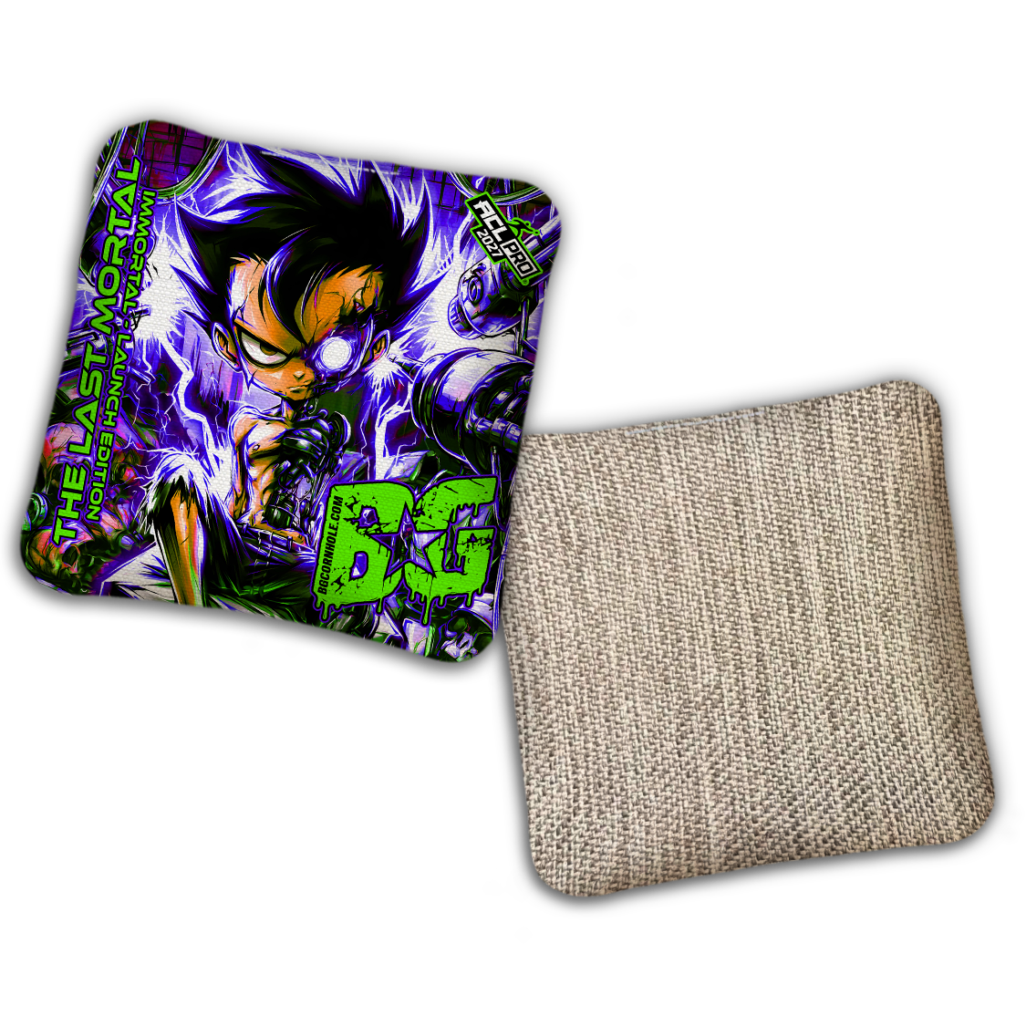 2027 BG AMBASSADOR IMMORTAL - "LAUNCH EDITION - THE LAST MORTAL" - ACL Pro Stamped Cornhole Bags - SET OF 4 BAGS