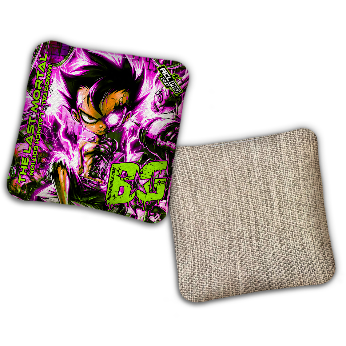 2027 BG AMBASSADOR IMMORTAL - "LAUNCH EDITION - THE LAST MORTAL" - ACL Pro Stamped Cornhole Bags - SET OF 4 BAGS