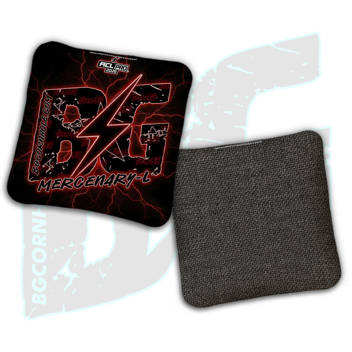 2026 BG Multiple Bag Models "The Storm" - ACL Pro Stamped Cornhole Bags - SET OF 4 BAGS