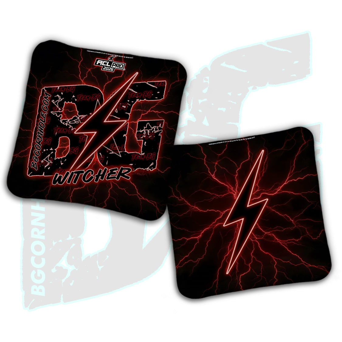 2026 BG Multiple Bag Models "The Storm" - ACL Pro Stamped Cornhole Bags - SET OF 4 BAGS