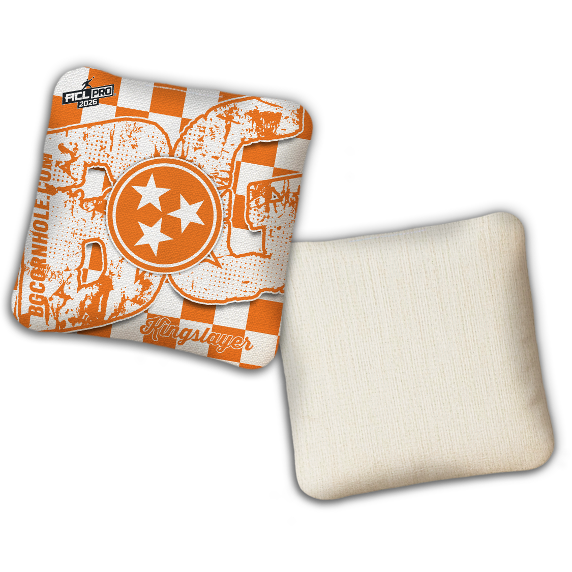 2026 BG Multiple Bag Models "TN Orange" - ACL Pro Stamped Cornhole Bags - SET OF 4 BAGS