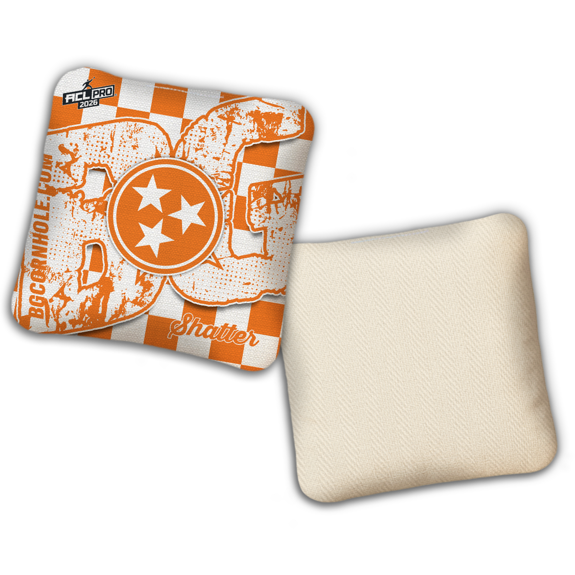 2026 BG Multiple Bag Models "TN Orange" - ACL Pro Stamped Cornhole Bags - SET OF 4 BAGS