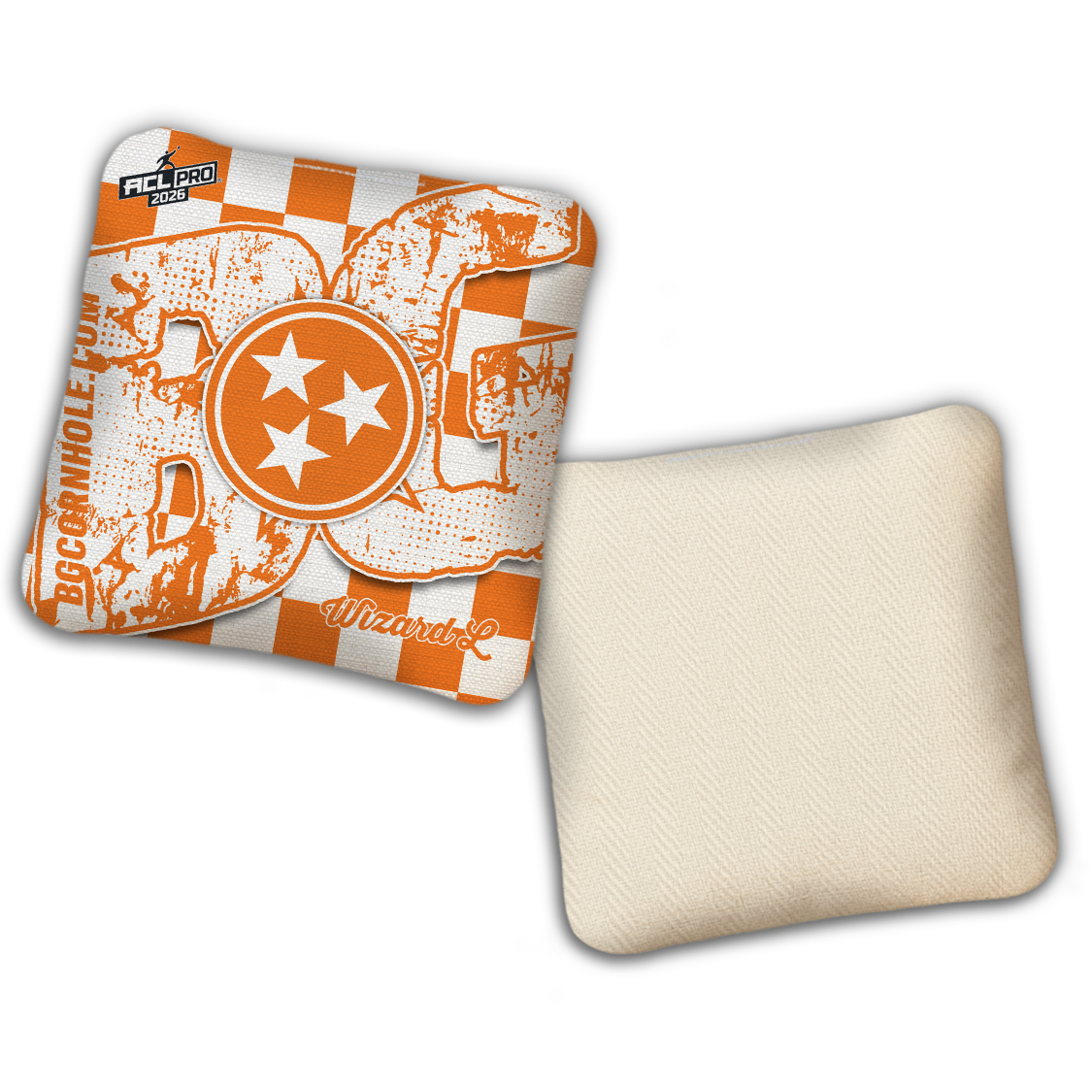 2026 BG Multiple Bag Models "TN Orange" - ACL Pro Stamped Cornhole Bags - SET OF 4 BAGS