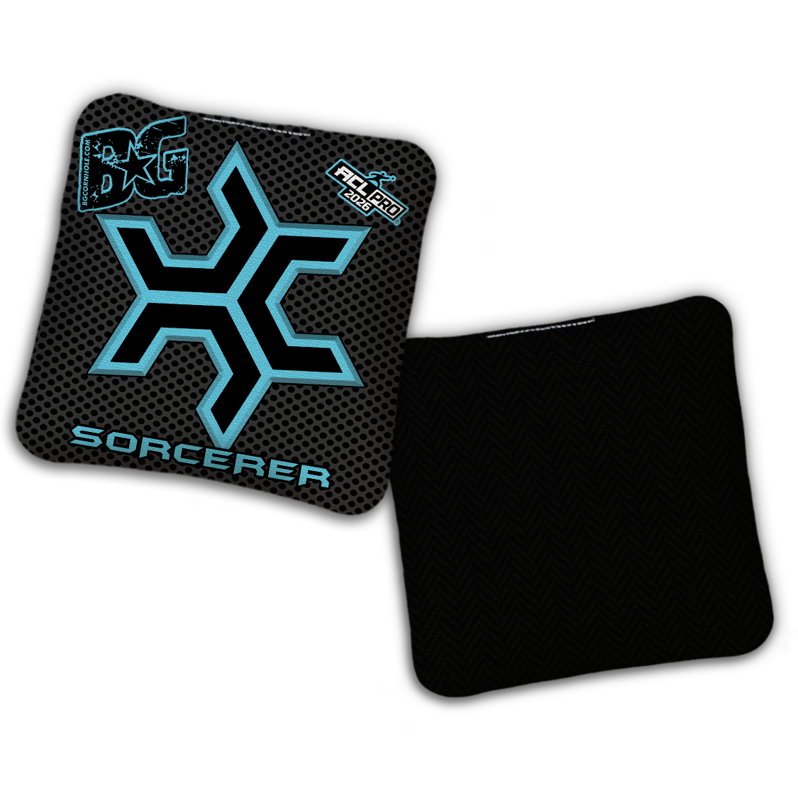 2026 Multiple Bag Models  "CaddySack Carbon Fiber” Collab - ACL Pro Stamped Cornhole Bags - SET OF 4 BAGS