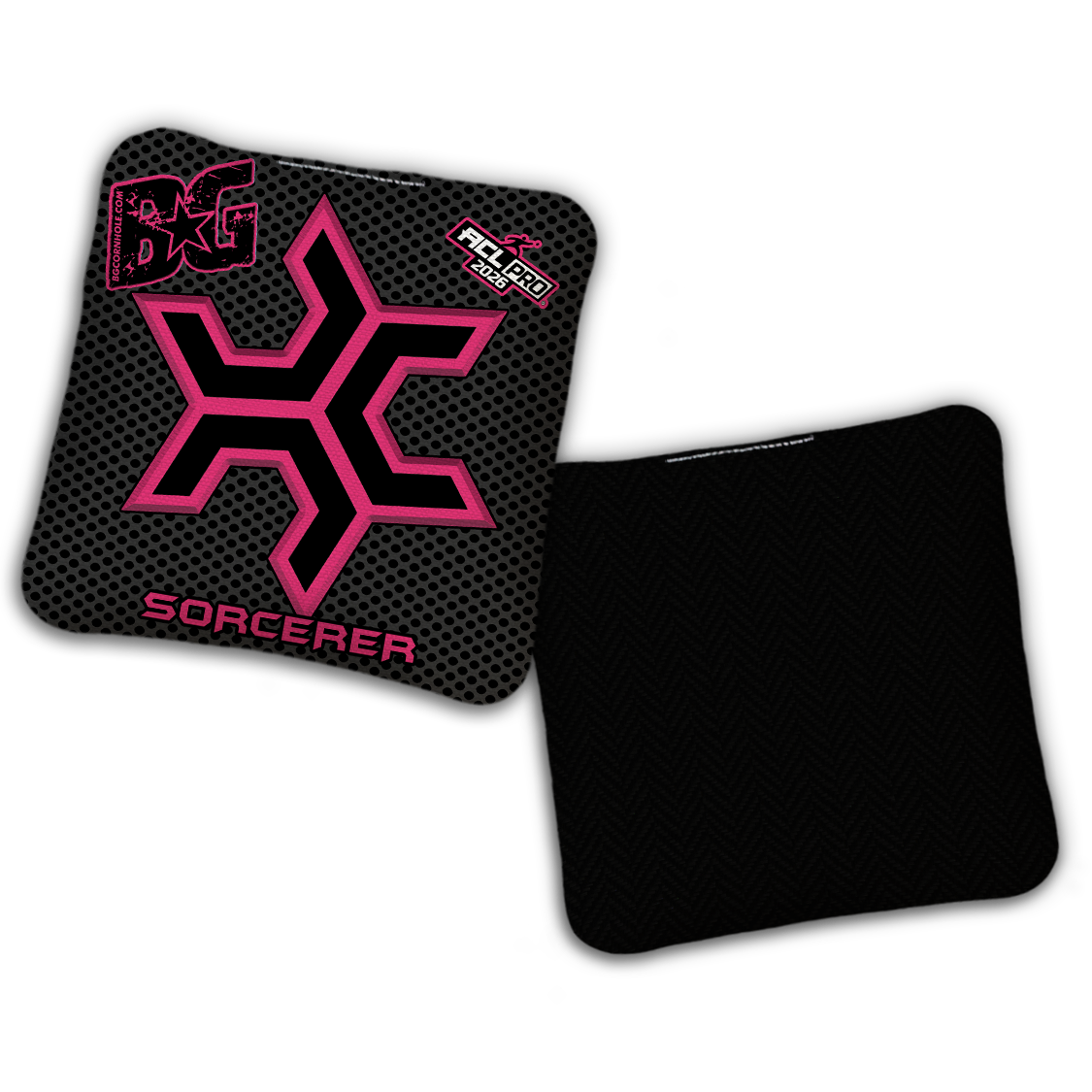 2026 Multiple Bag Models  "CaddySack Carbon Fiber” Collab - ACL Pro Stamped Cornhole Bags - SET OF 4 BAGS