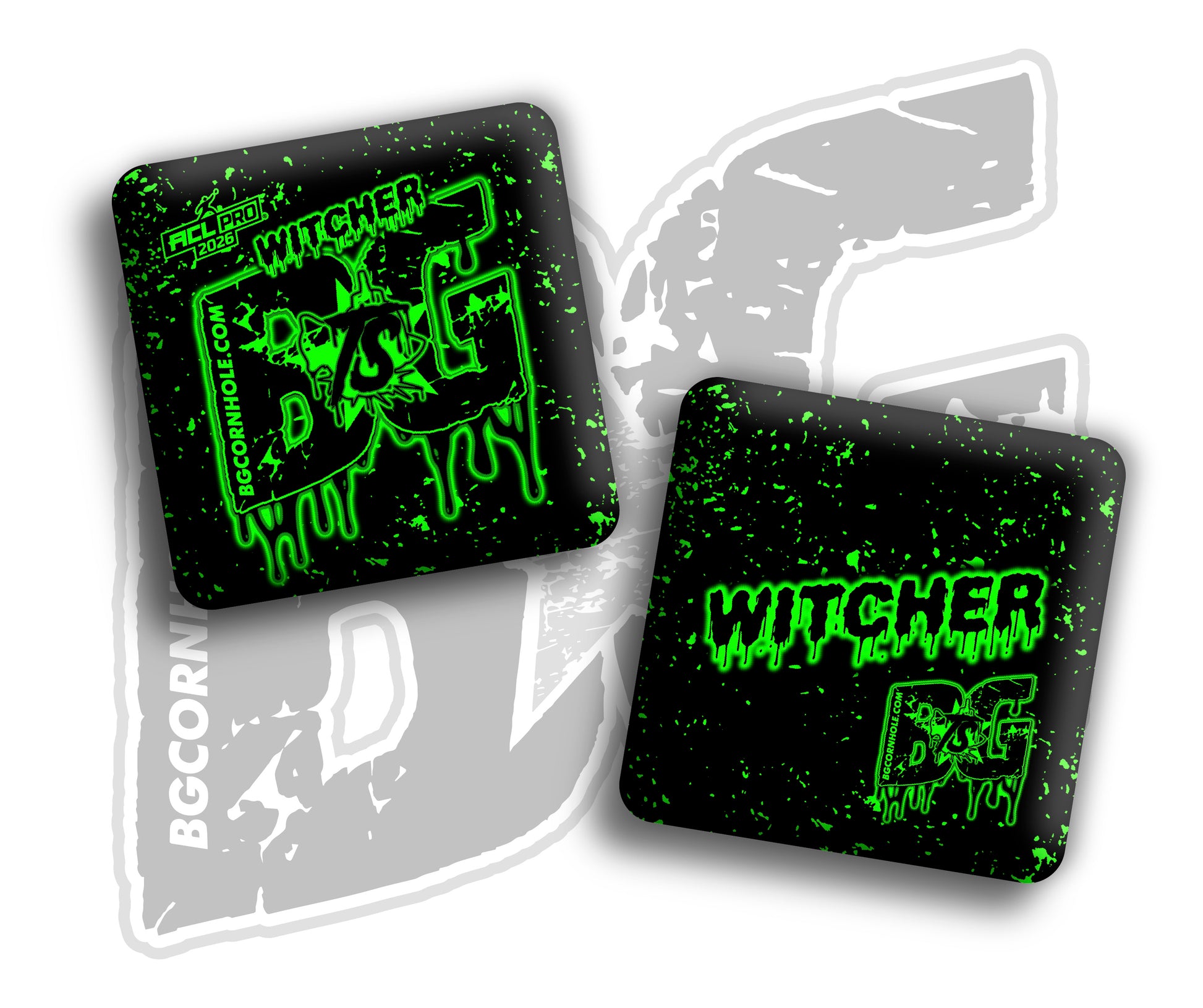 2026 BG Multiple Bag Models "Toss Sauce Drip" Collab - ACL Pro Stamped Cornhole Bags - SET OF 4 BAGS