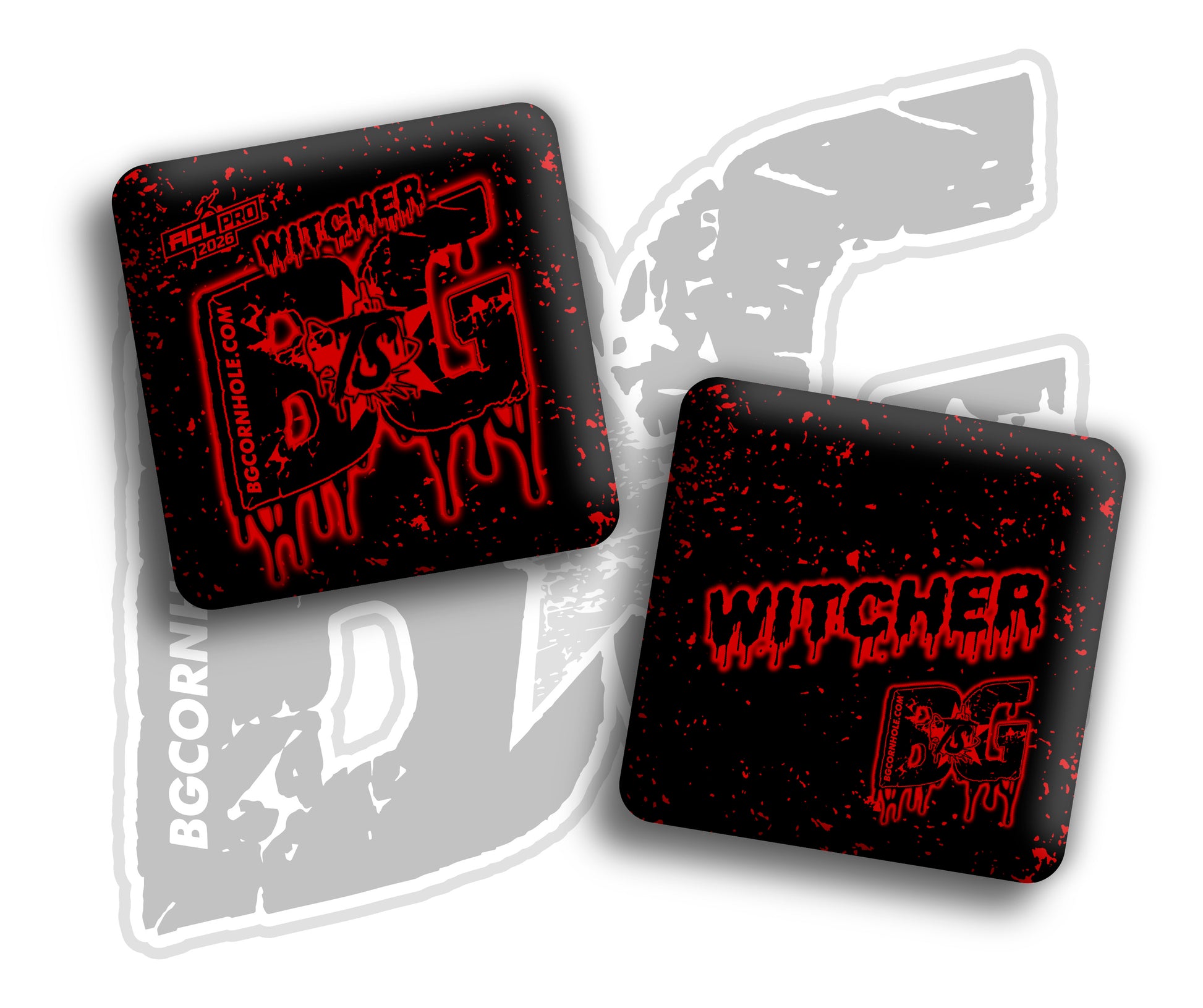 2026 BG Multiple Bag Models "Toss Sauce Drip" Collab - ACL Pro Stamped Cornhole Bags - SET OF 4 BAGS