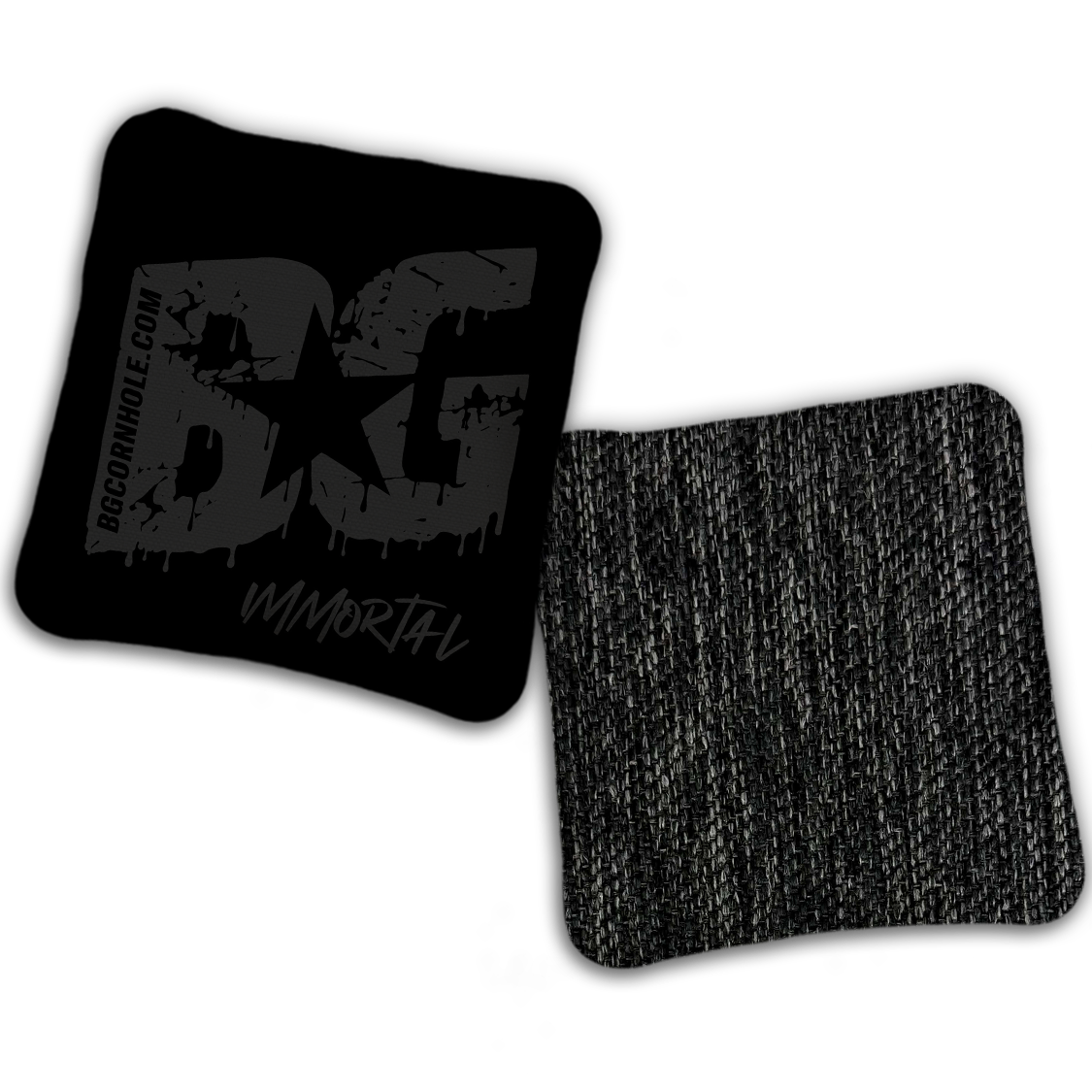 UNSTAMPED BG Multiple Bag Models "Blackout" - Cornhole Bags - SET OF 4 BAGS