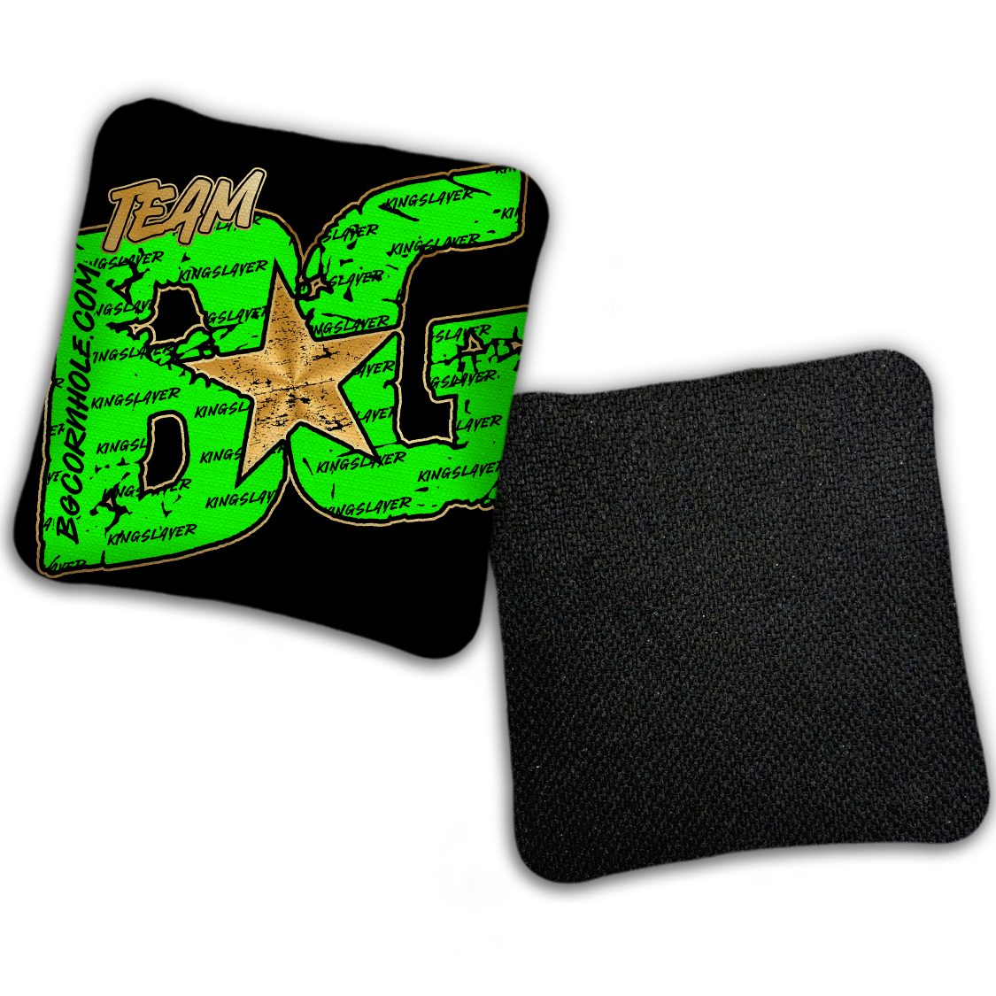 UNSTAMPED BG Kingslayer "Big BG Colormatch" - Cornhole Bags - SET OF 4 BAGS
