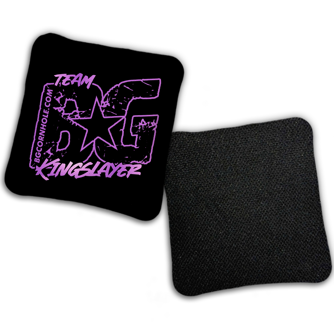 UNSTAMPED BG Multiple Bag Models "OUTLINED TEAM BG" - Cornhole Bags - SET OF 4 BAGS