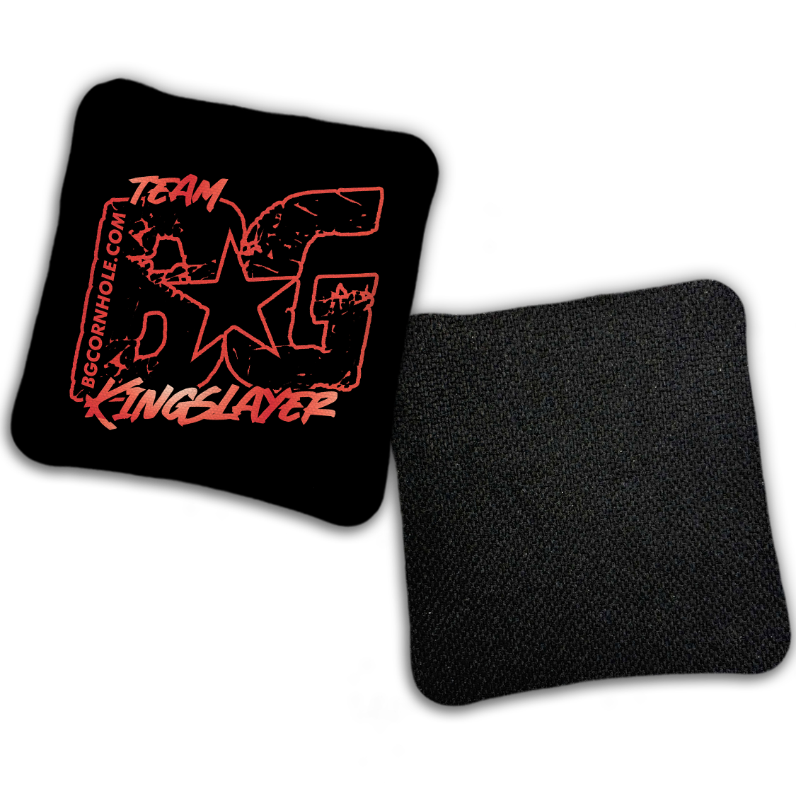 UNSTAMPED BG Multiple Bag Models "OUTLINED TEAM BG" - Cornhole Bags - SET OF 4 BAGS