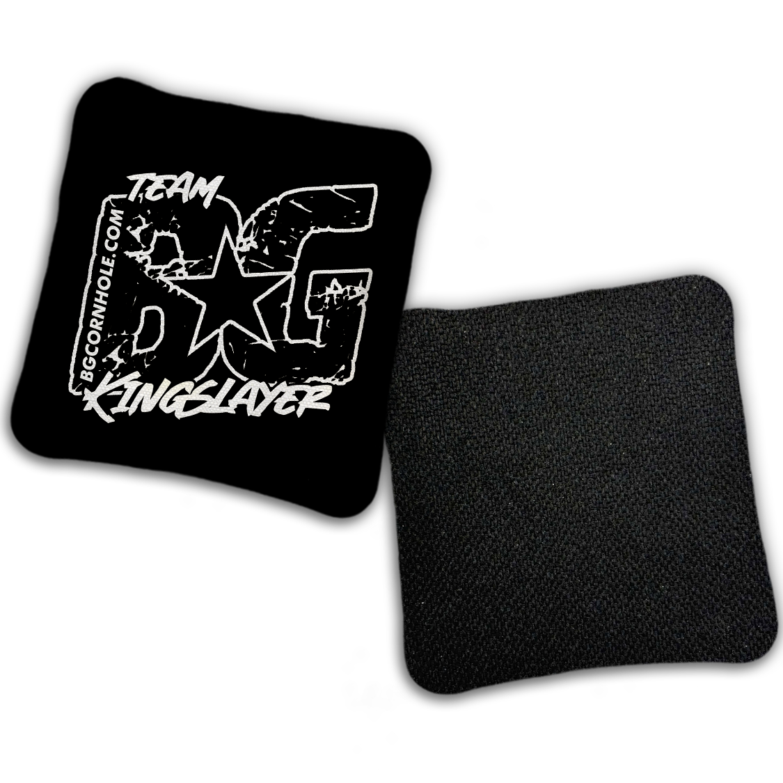UNSTAMPED BG Multiple Bag Models "OUTLINED TEAM BG" - Cornhole Bags - SET OF 4 BAGS