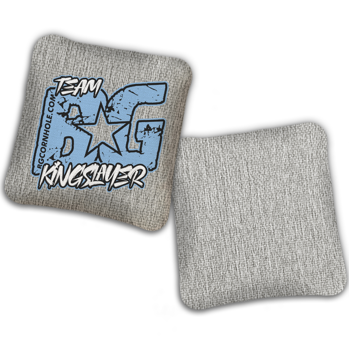 UNSTAMPED BG KINGSLAYER “ESPN THROWBACK COLORMATCH" - Cornhole Bags - SET OF 4 BAGS