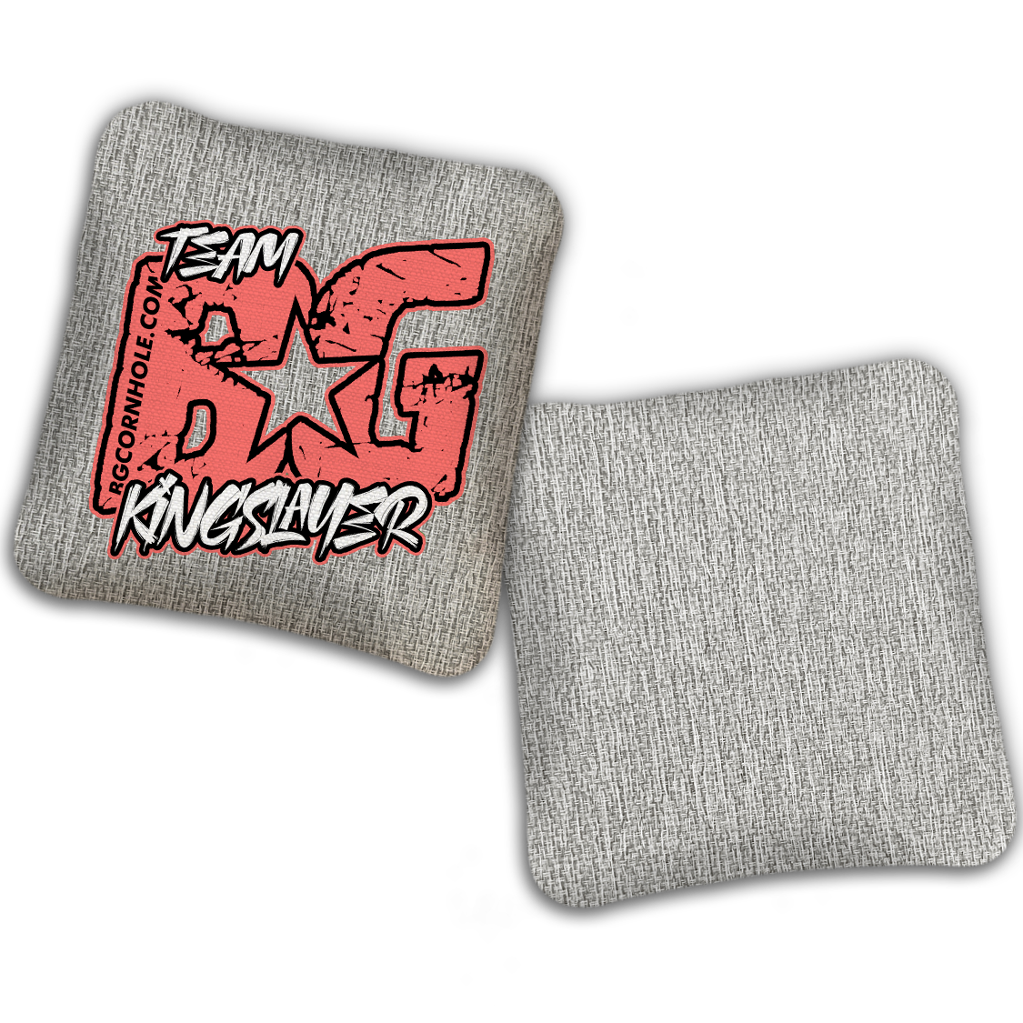 UNSTAMPED BG KINGSLAYER “ESPN THROWBACK COLORMATCH" - Cornhole Bags - SET OF 4 BAGS