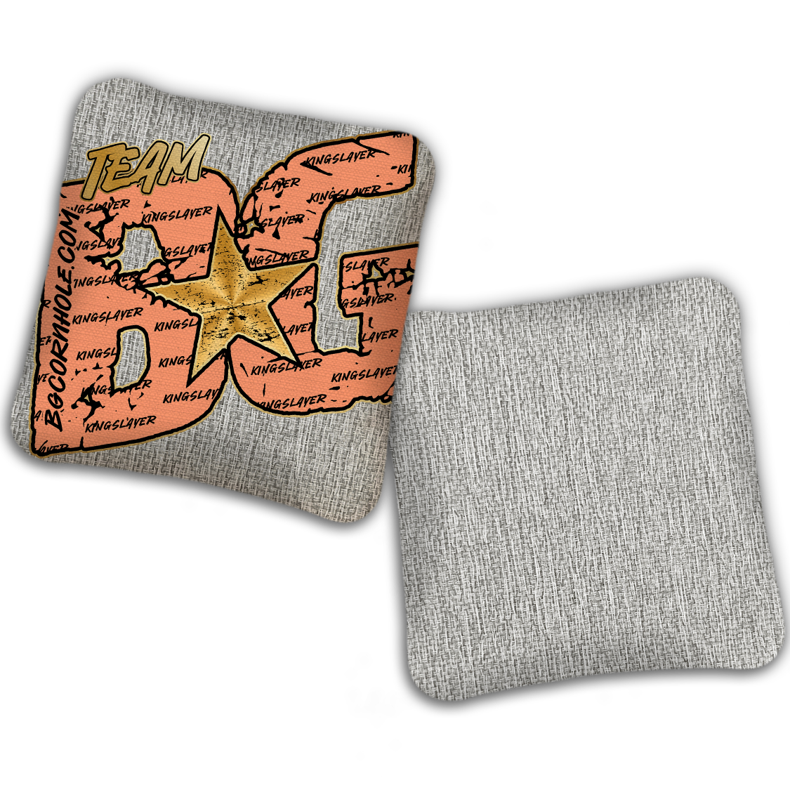 UNSTAMPED BG Kingslayer "Big BG Colormatch" - Cornhole Bags - SET OF 4 BAGS