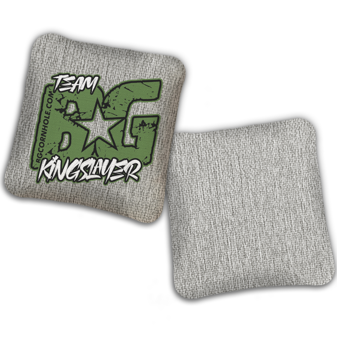 UNSTAMPED BG KINGSLAYER “ESPN THROWBACK COLORMATCH" - Cornhole Bags - SET OF 4 BAGS
