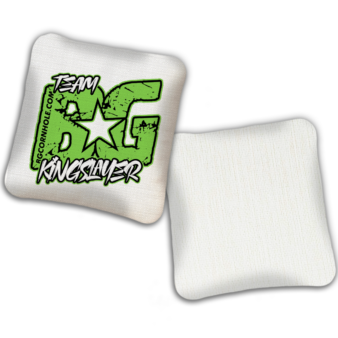 UNSTAMPED BG KINGSLAYER “ESPN THROWBACK COLORMATCH" - Cornhole Bags - SET OF 4 BAGS