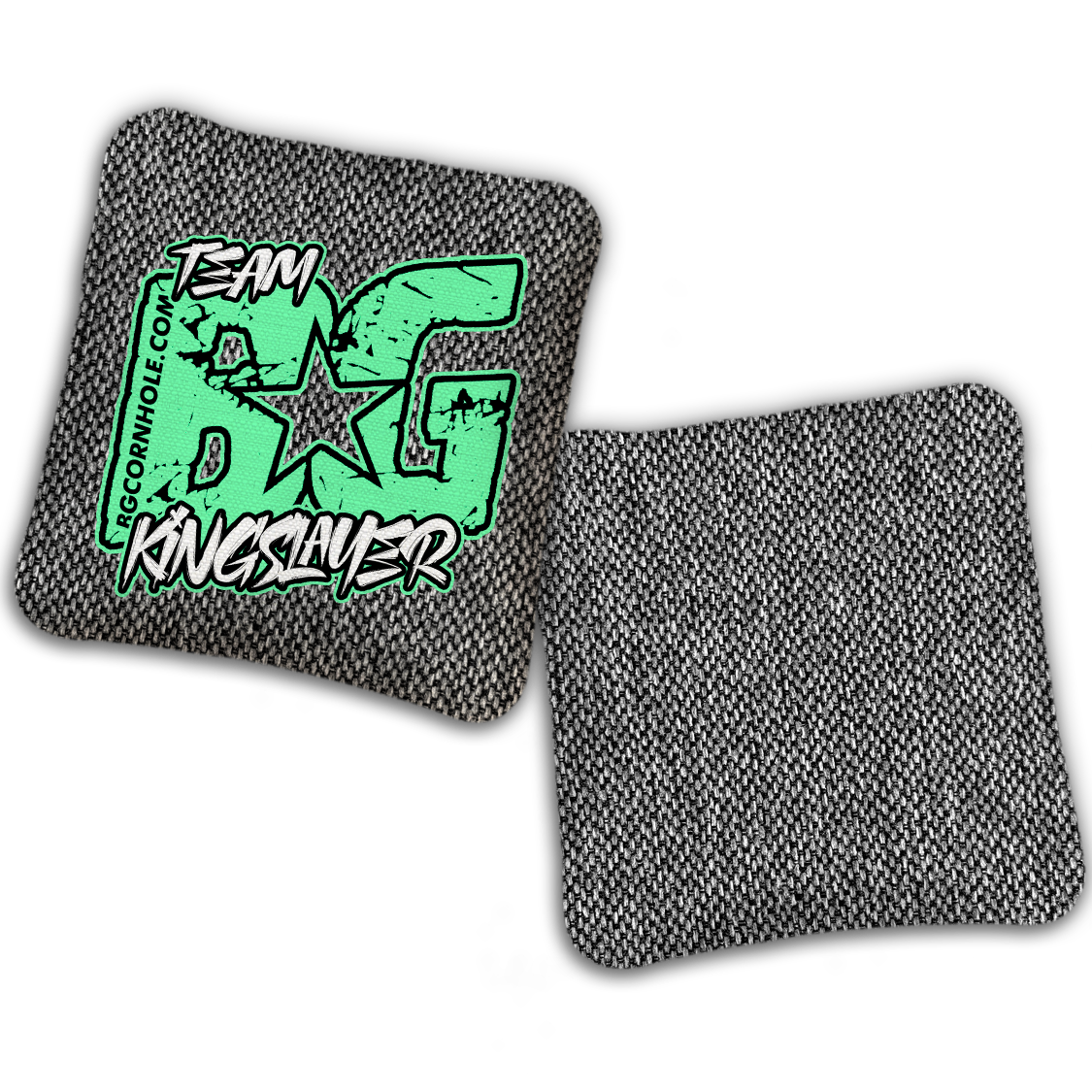 UNSTAMPED BG KINGSLAYER “ESPN THROWBACK COLORMATCH" - Cornhole Bags - SET OF 4 BAGS
