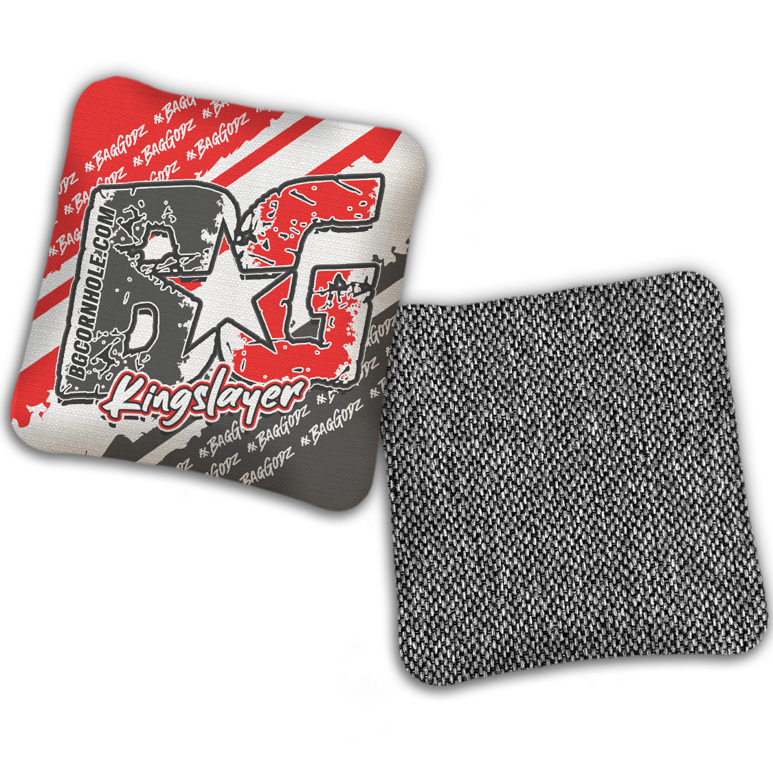 UNSTAMPED BG Multiple Bag Models "BAGGODZ RALLY" - Cornhole Bags - SET OF 4 BAGS