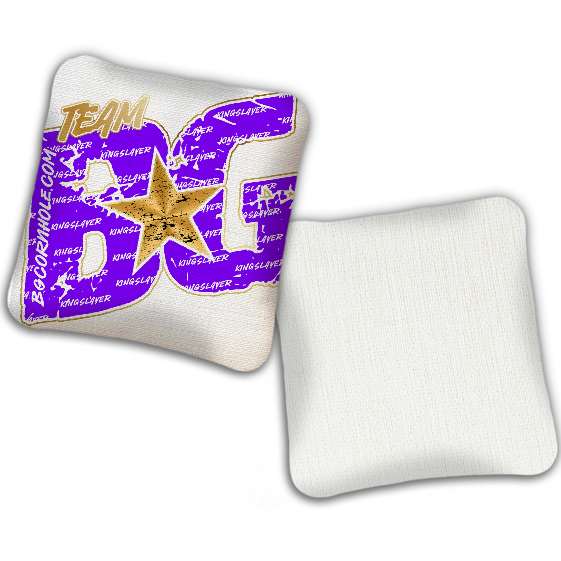 UNSTAMPED BG Kingslayer "Big BG Colormatch" - Cornhole Bags - SET OF 4 BAGS