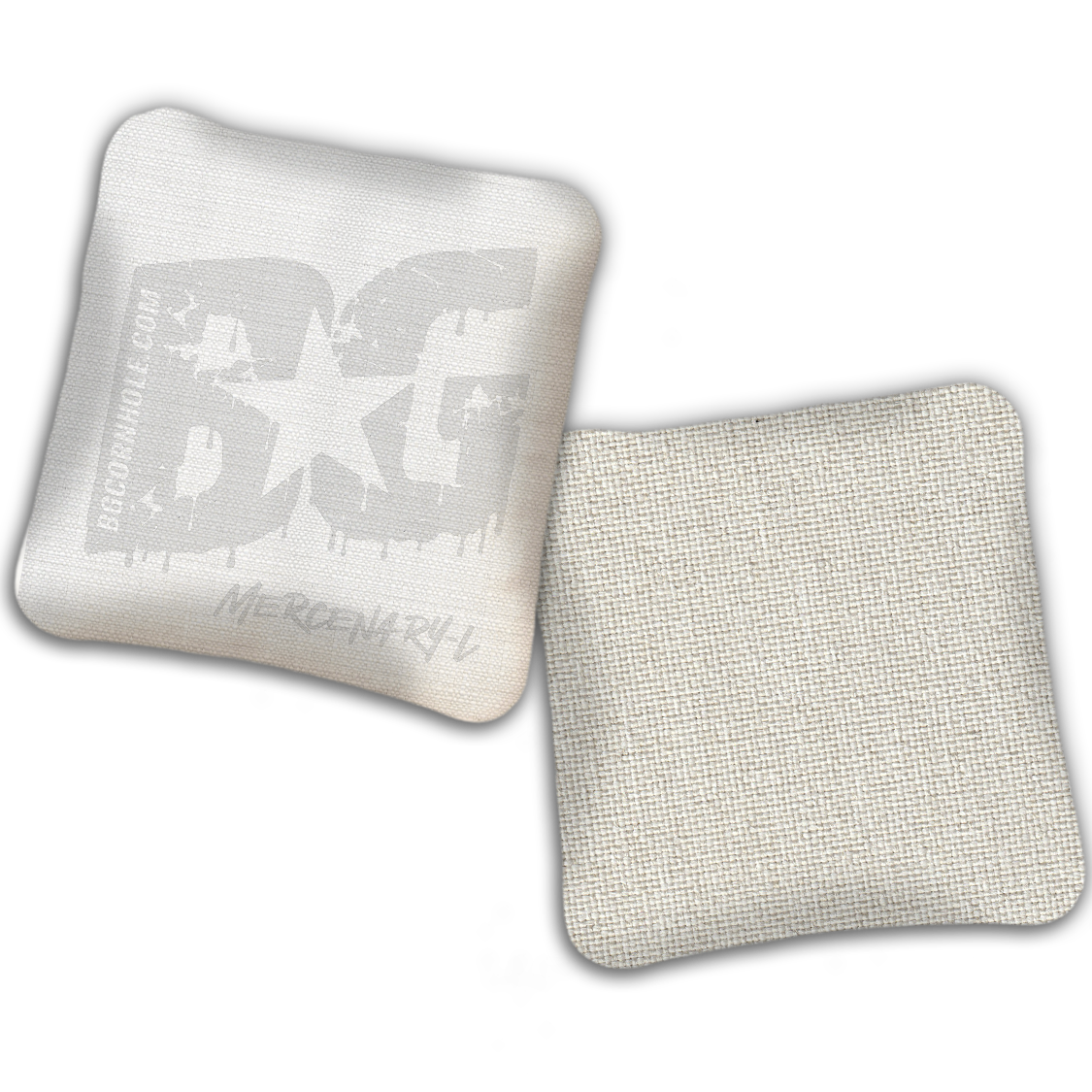 UNSTAMPED BG Multiple Bag Models "Whiteout" - Cornhole Bags - SET OF 4 BAGS