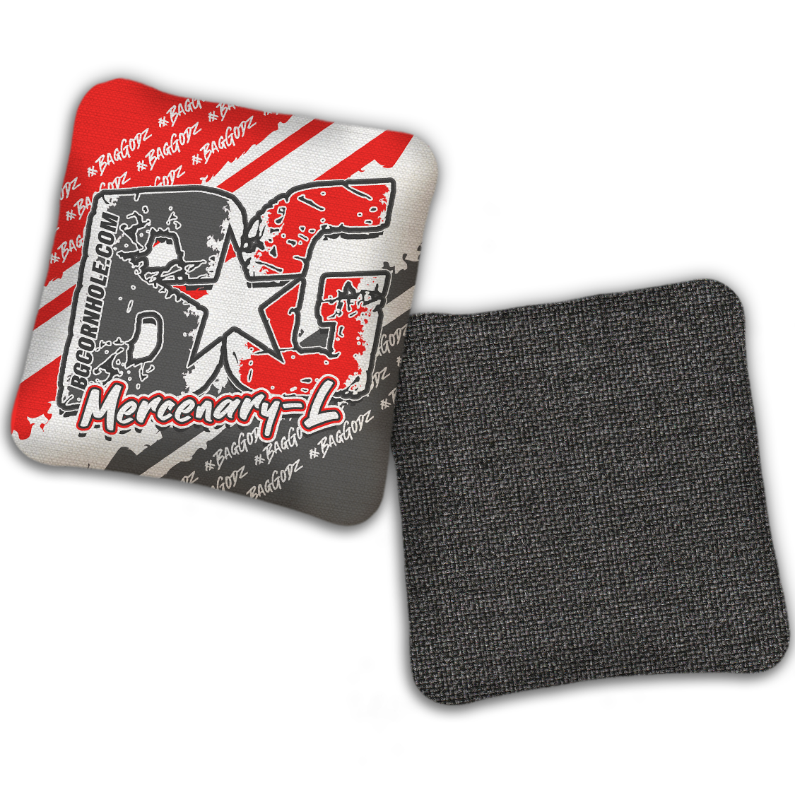 UNSTAMPED BG Multiple Bag Models "BAGGODZ RALLY" - Cornhole Bags - SET OF 4 BAGS