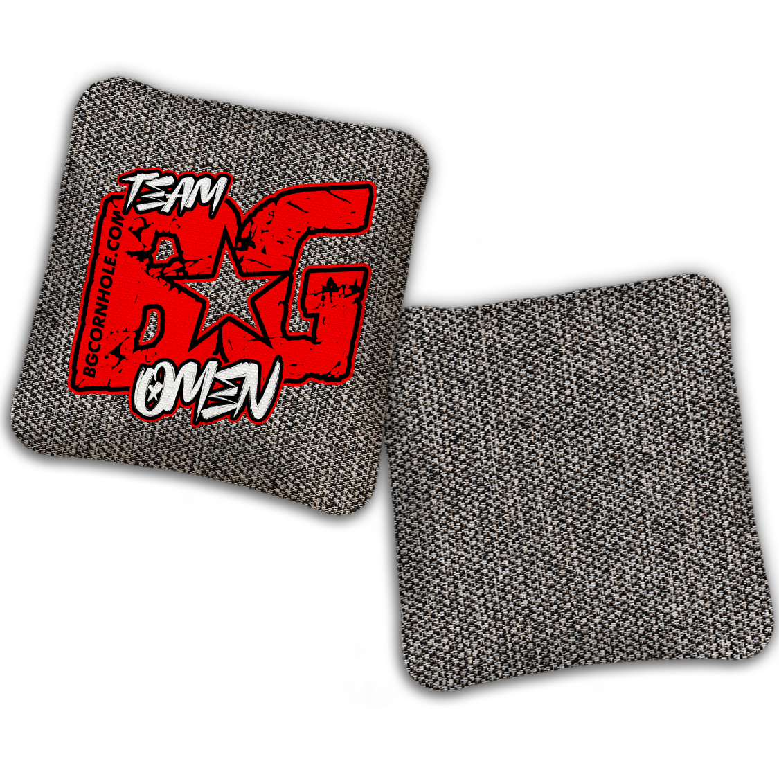 UNSTAMPED BG OMEN “ESPN THROWBACK COLORMATCH" - Cornhole Bags - SET OF 4 BAGS