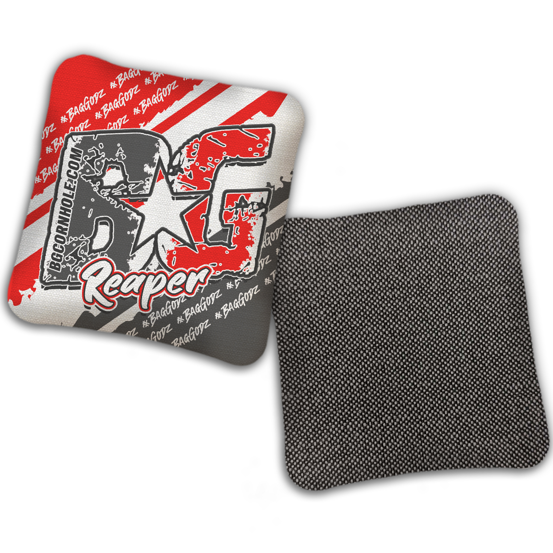 UNSTAMPED BG Multiple Bag Models "BAGGODZ RALLY" - Cornhole Bags - SET OF 4 BAGS
