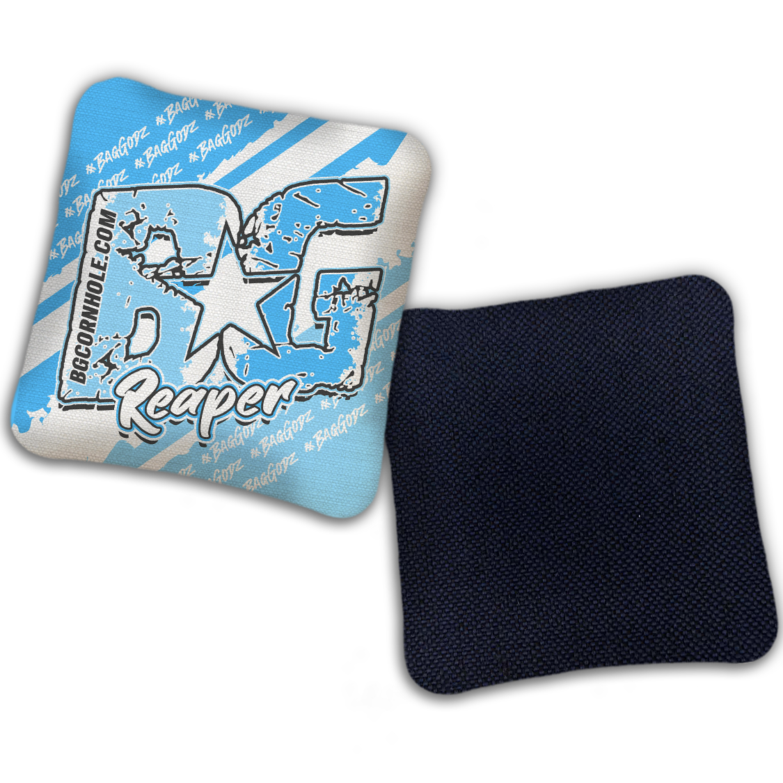 UNSTAMPED BG Multiple Bag Models "BAGGODZ RALLY" - Cornhole Bags - SET OF 4 BAGS