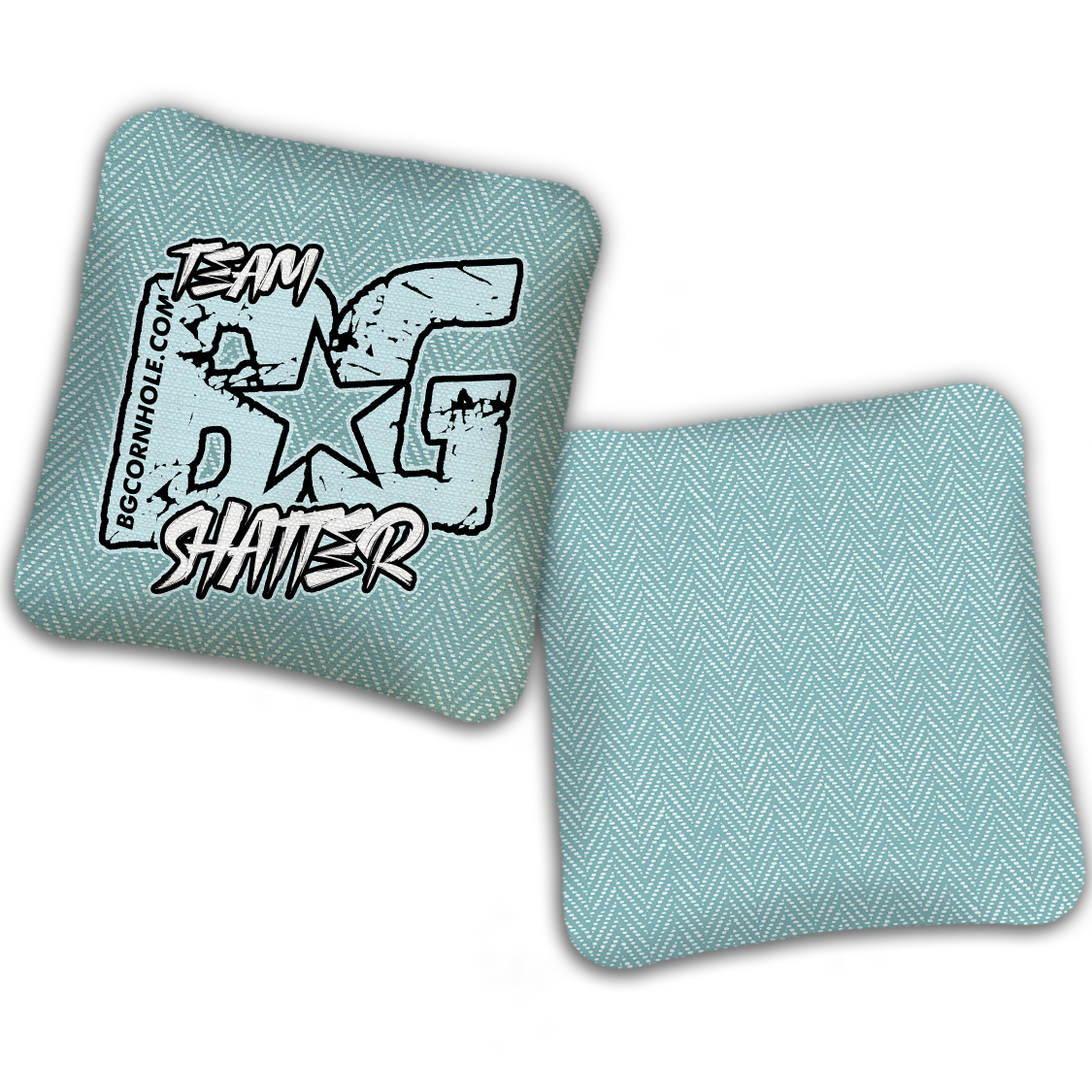 UNSTAMPED BG SHATTER “ESPN THROWBACK COLORMATCH" - Cornhole Bags - SET OF 4 BAGS