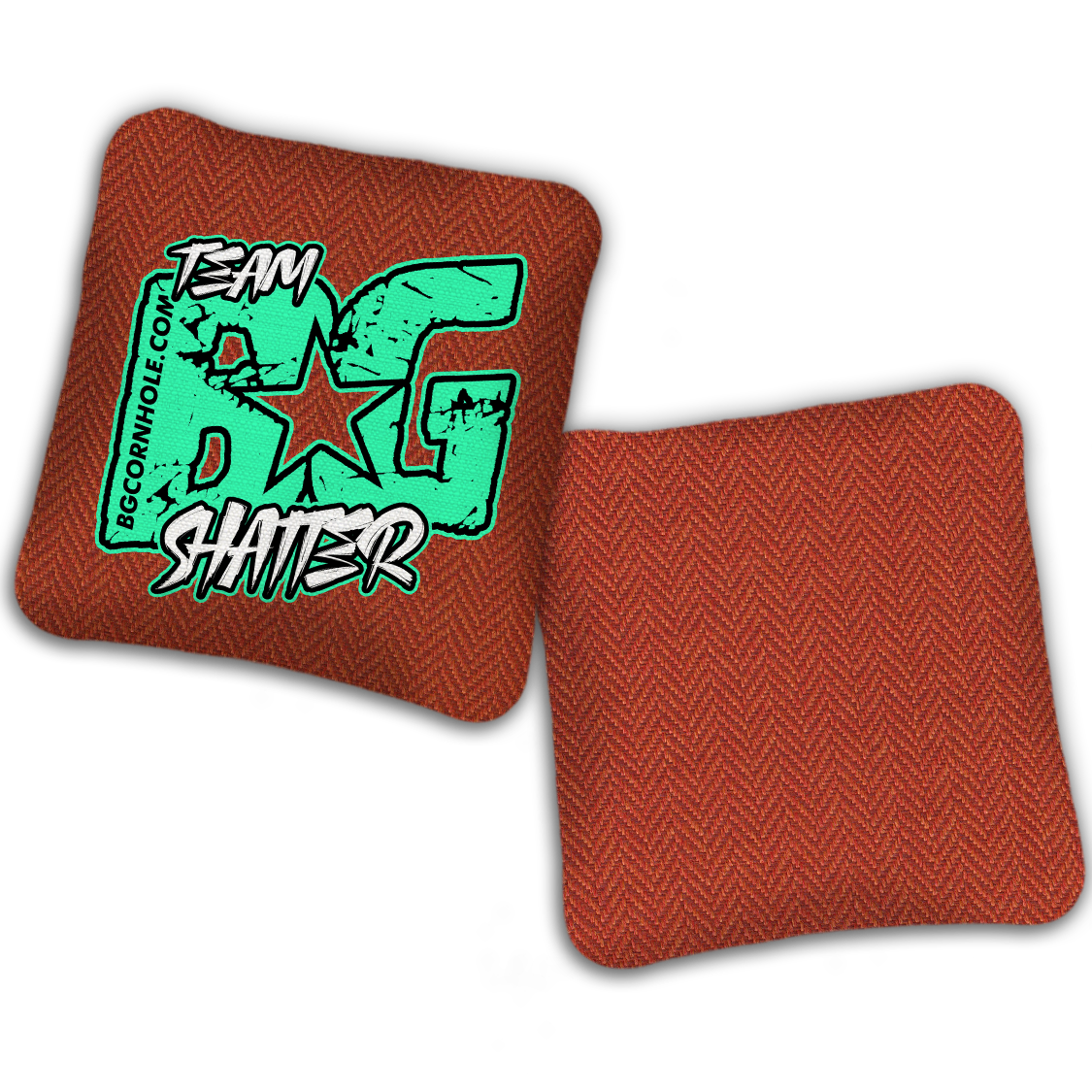 UNSTAMPED BG SHATTER “ESPN THROWBACK COLORMATCH" - Cornhole Bags - SET OF 4 BAGS