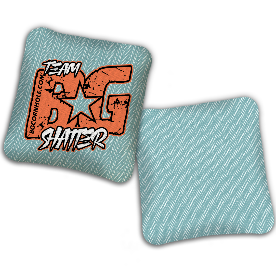 UNSTAMPED BG SHATTER “ESPN THROWBACK COLORMATCH" - Cornhole Bags - SET OF 4 BAGS