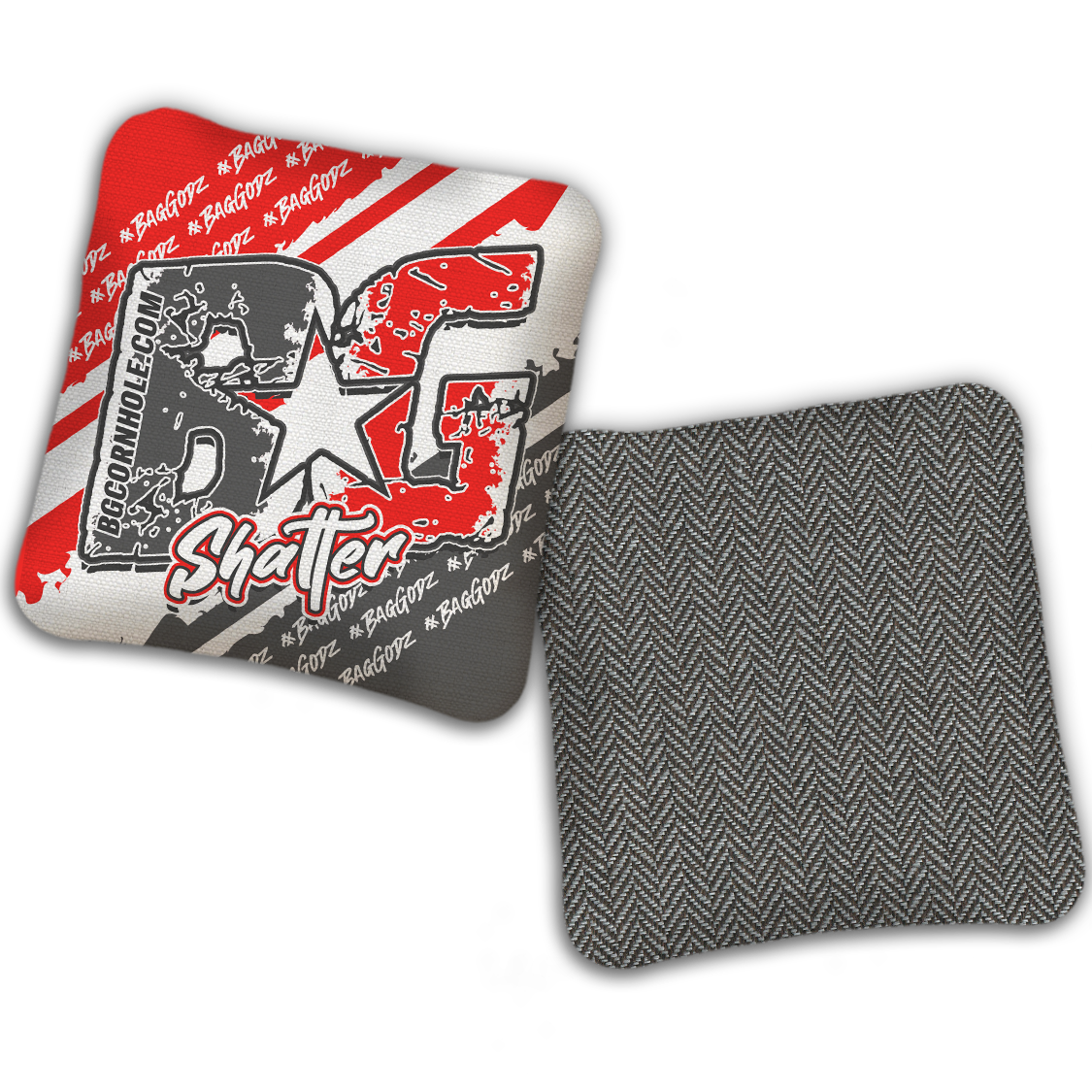 UNSTAMPED BG Multiple Bag Models "BAGGODZ RALLY" - Cornhole Bags - SET OF 4 BAGS