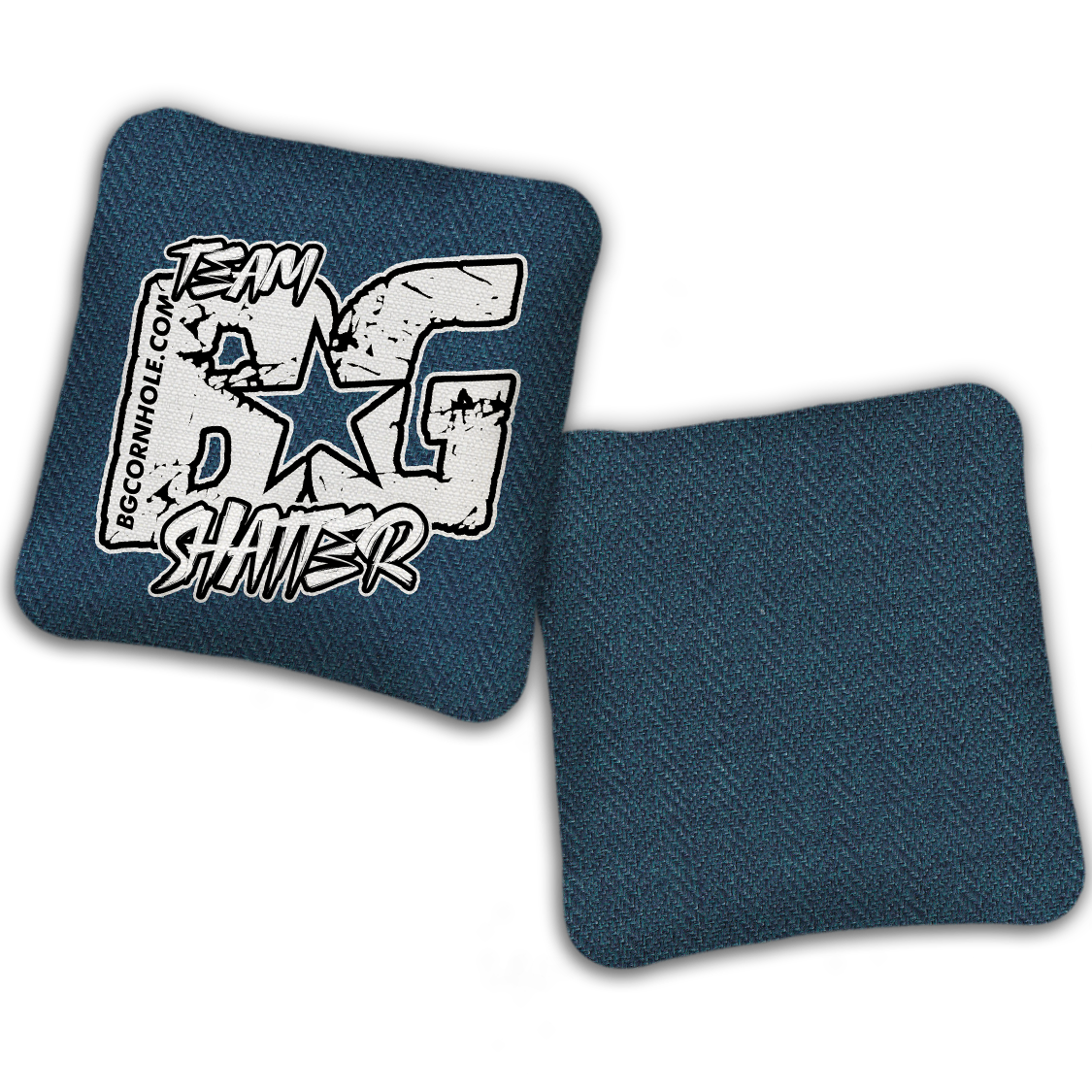 UNSTAMPED BG SHATTER “ESPN THROWBACK COLORMATCH" - Cornhole Bags - SET OF 4 BAGS