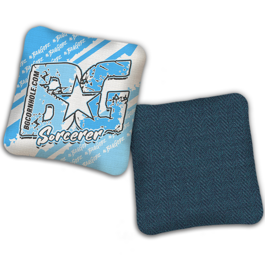 UNSTAMPED BG Multiple Bag Models "BAGGODZ RALLY" - Cornhole Bags - SET OF 4 BAGS
