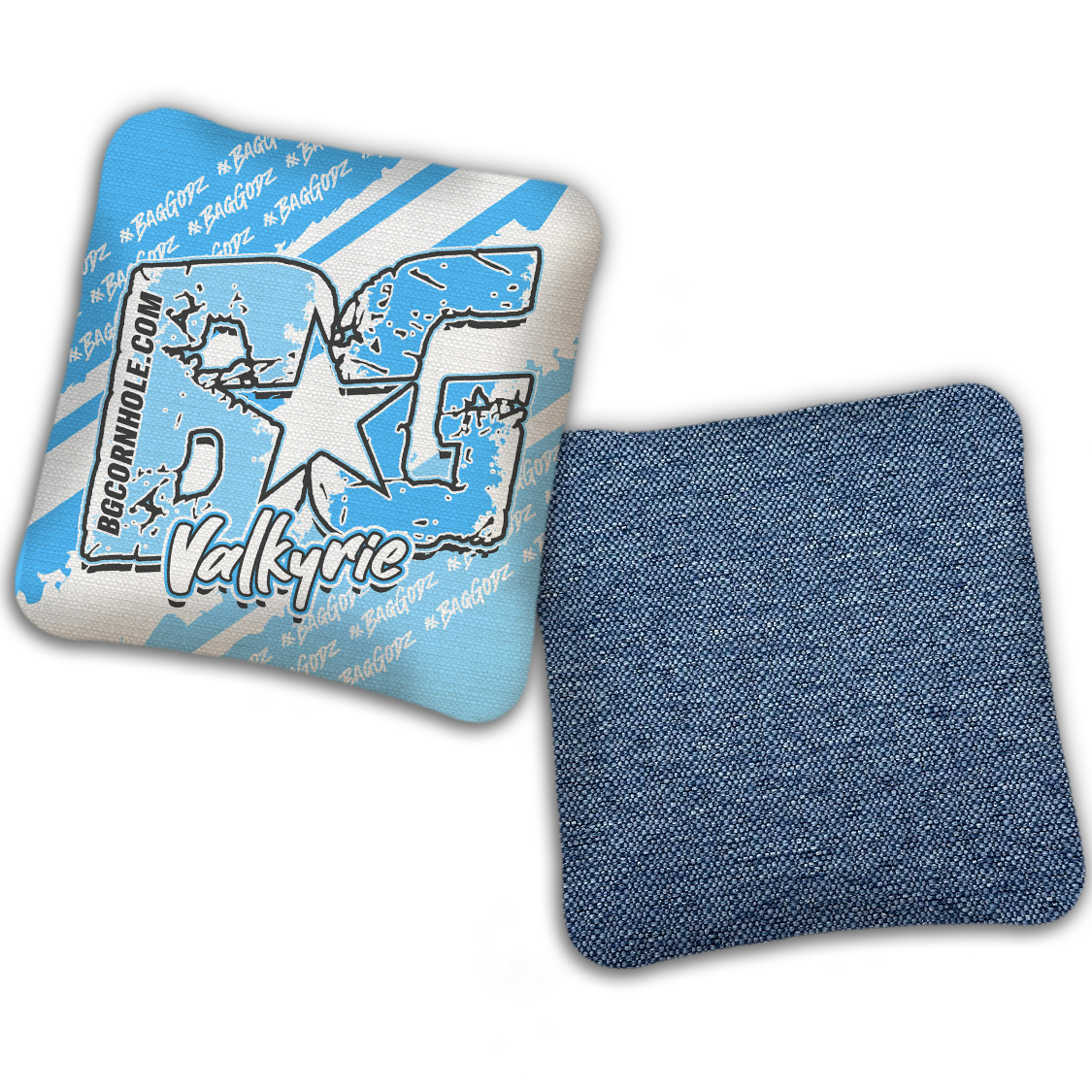 UNSTAMPED BG Multiple Bag Models "BAGGODZ RALLY" - Cornhole Bags - SET OF 4 BAGS
