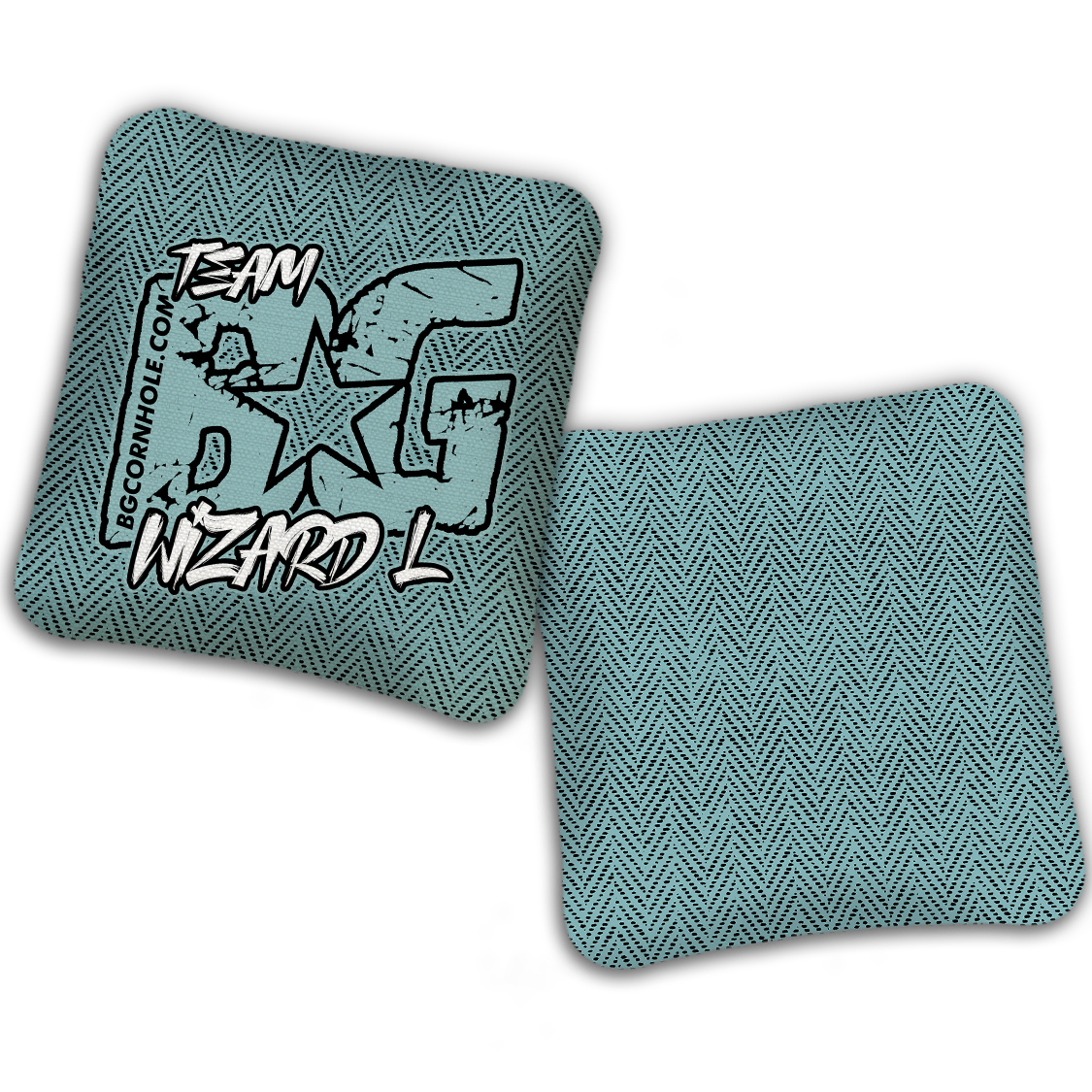 UNSTAMPED BG WIZARD-L “ESPN THROWBACK COLORMATCH" - Cornhole Bags - SET OF 4 BAGS