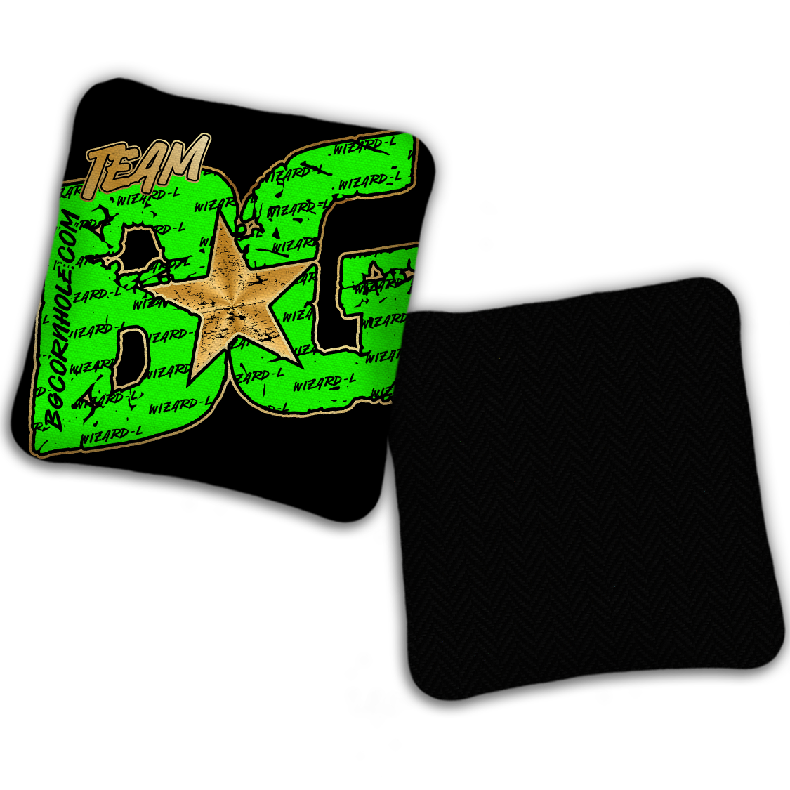 UNSTAMPED BG Wizard L "Big BG Colormatch" - Cornhole Bags - SET OF 4 BAGS