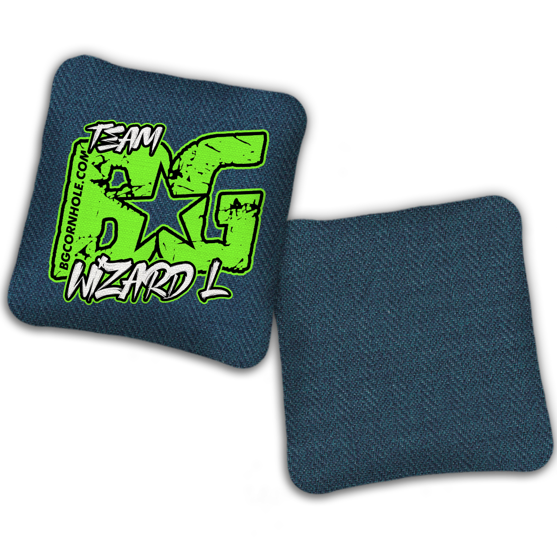 UNSTAMPED BG WIZARD-L “ESPN THROWBACK COLORMATCH" - Cornhole Bags - SET OF 4 BAGS