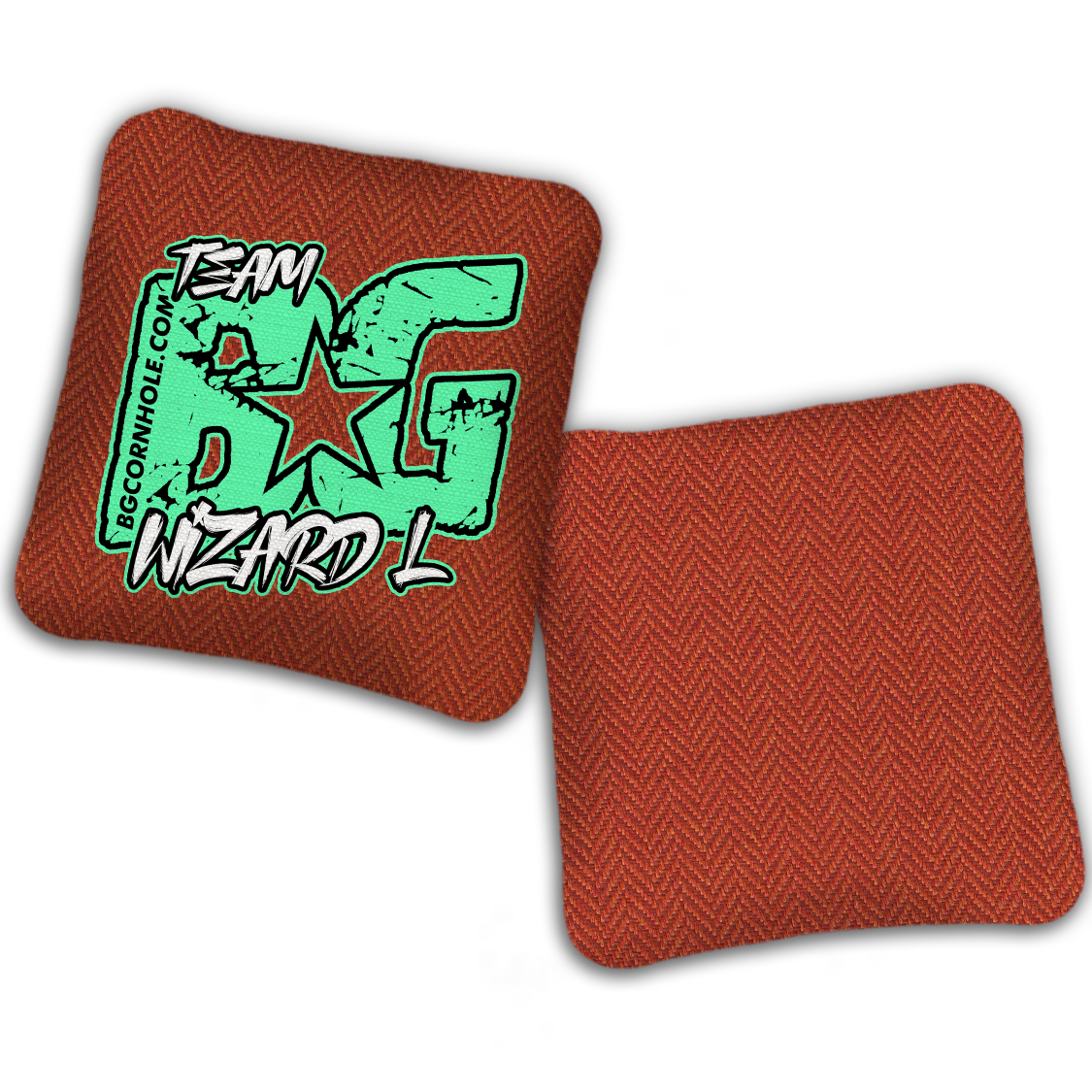 UNSTAMPED BG WIZARD-L “ESPN THROWBACK COLORMATCH" - Cornhole Bags - SET OF 4 BAGS