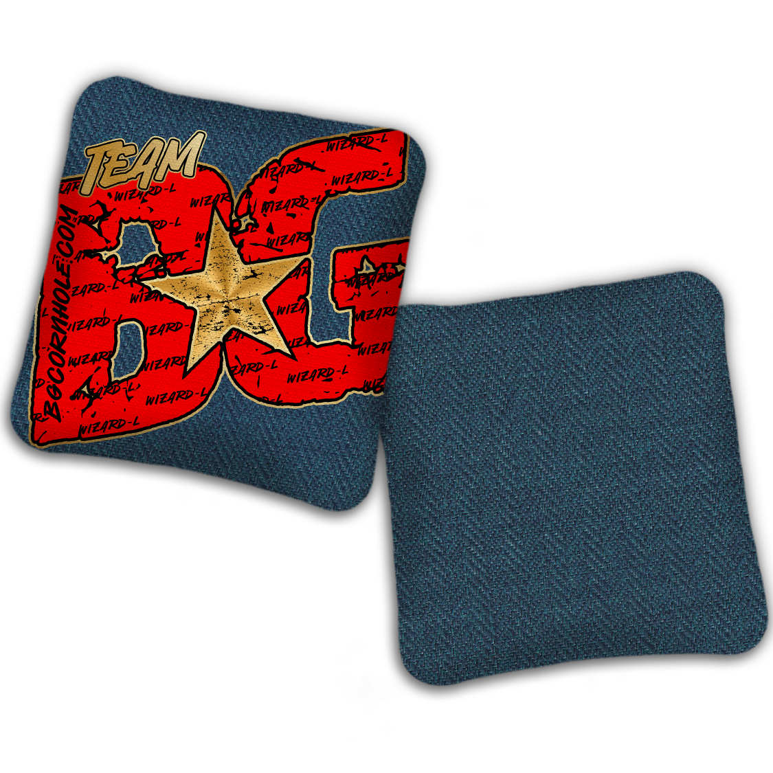 UNSTAMPED BG Wizard L "Big BG Colormatch" - Cornhole Bags - SET OF 4 BAGS
