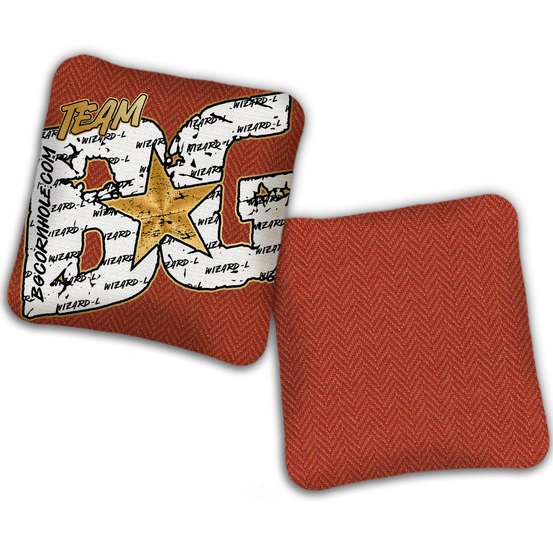 UNSTAMPED BG Wizard L "Big BG Colormatch" - Cornhole Bags - SET OF 4 BAGS