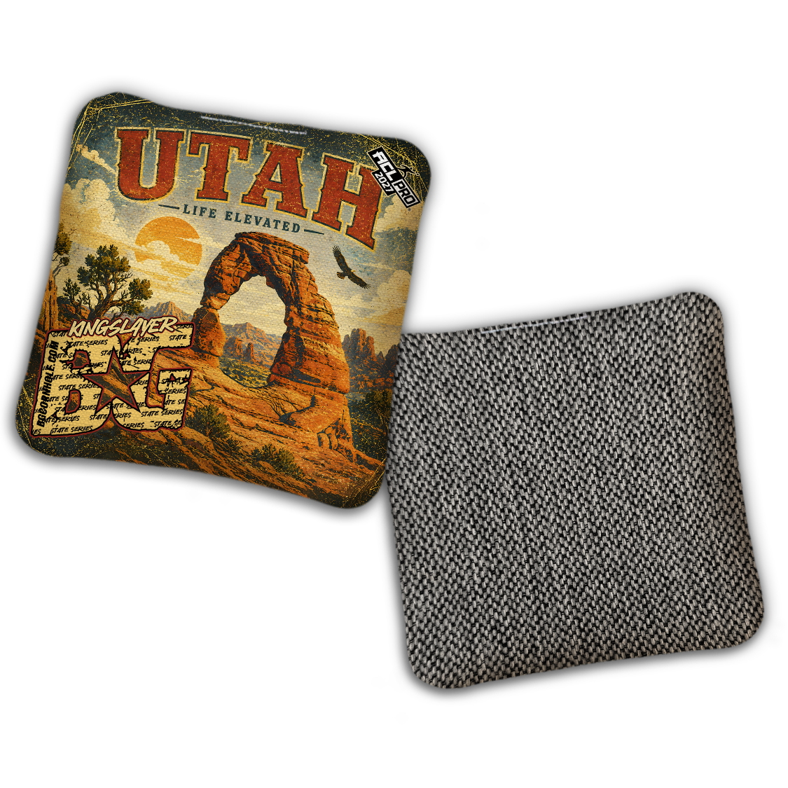 2027 BG Multiple Bag Models "UTAH" - ACL Pro Stamped Cornhole Bags - SET OF 4 BAGS